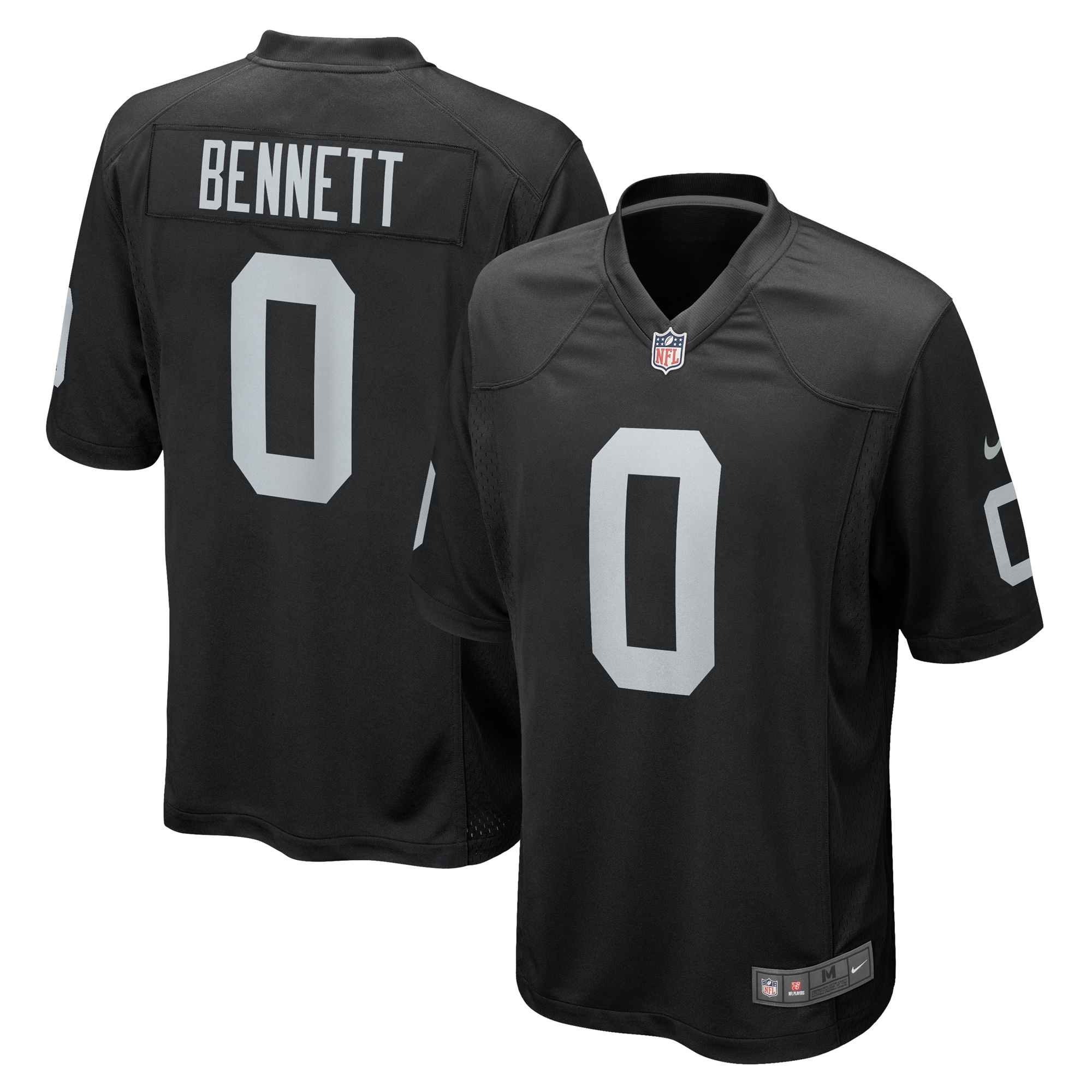 Las Vegas Raiders Jakorian Bennett Black Team Game NFL Jersey Men's