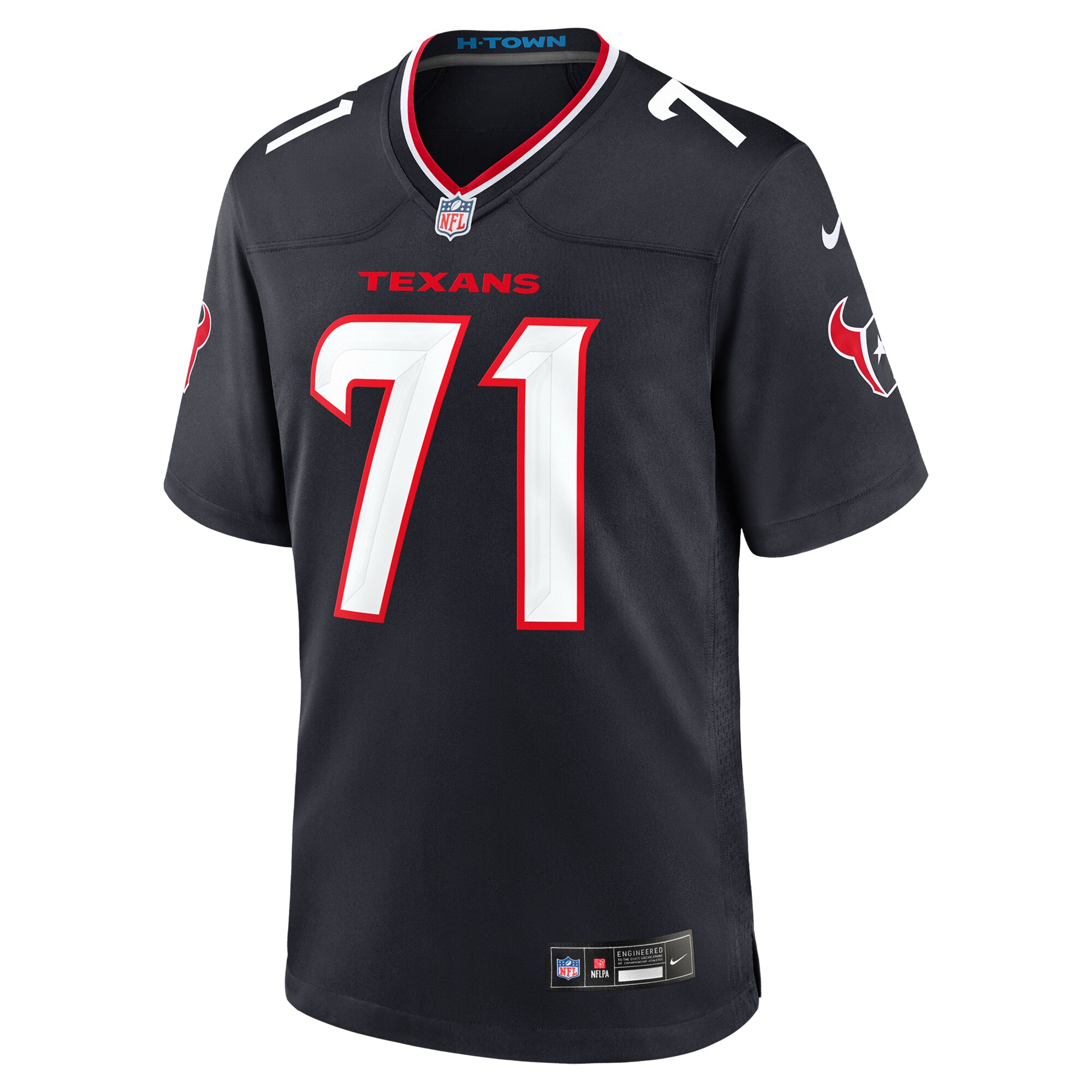 Houston Texans Tytus Howard Navy Team Game NFL Jersey Men's