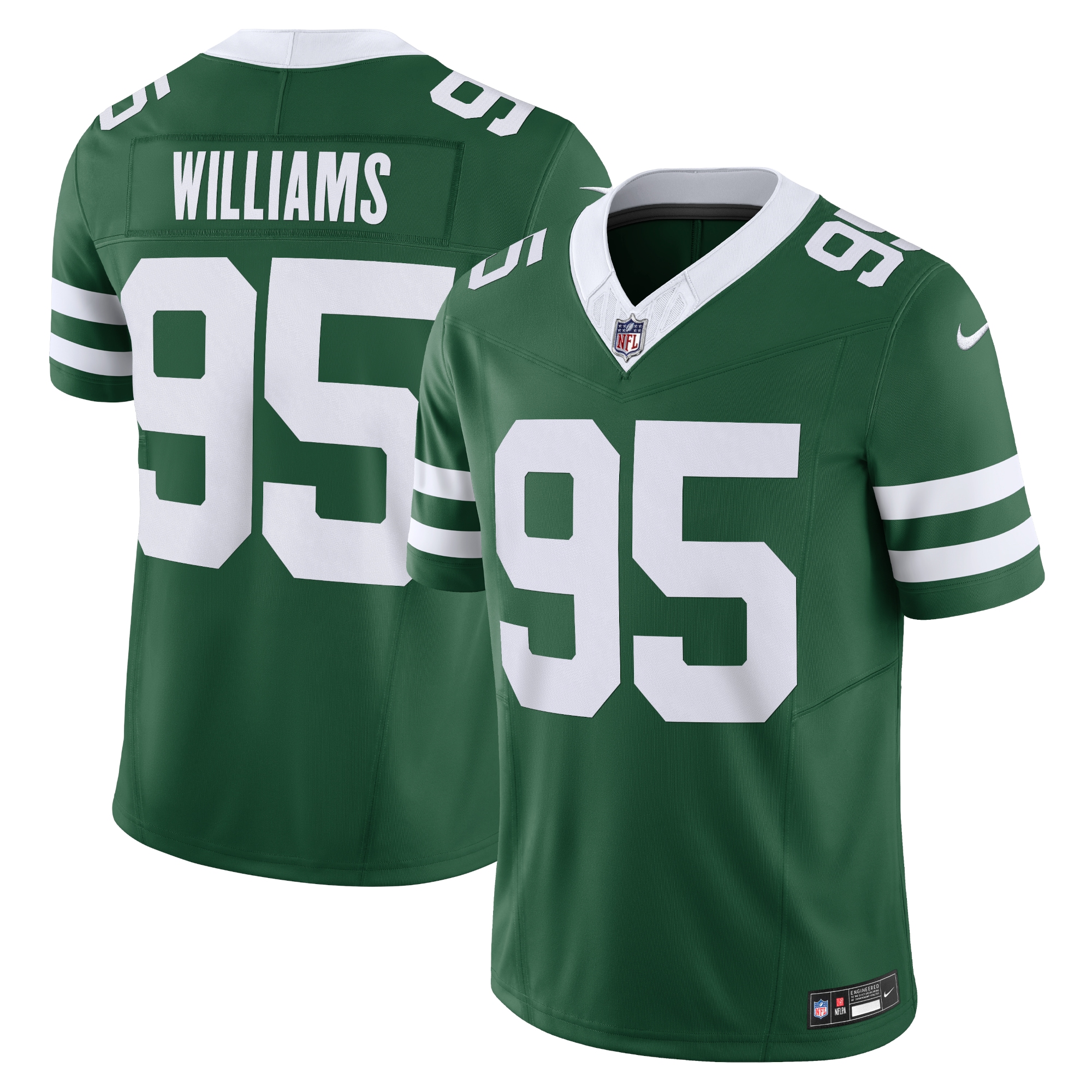 New York Jets Quinnen Williams Legacy Green Vapor F.U.S.E. Limited NFL Jersey Men's