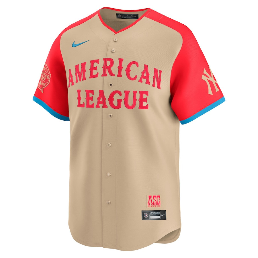 Aaron Judge 99 American League 2024 All Star Game Limited Player Cream MLB Jersey Men's