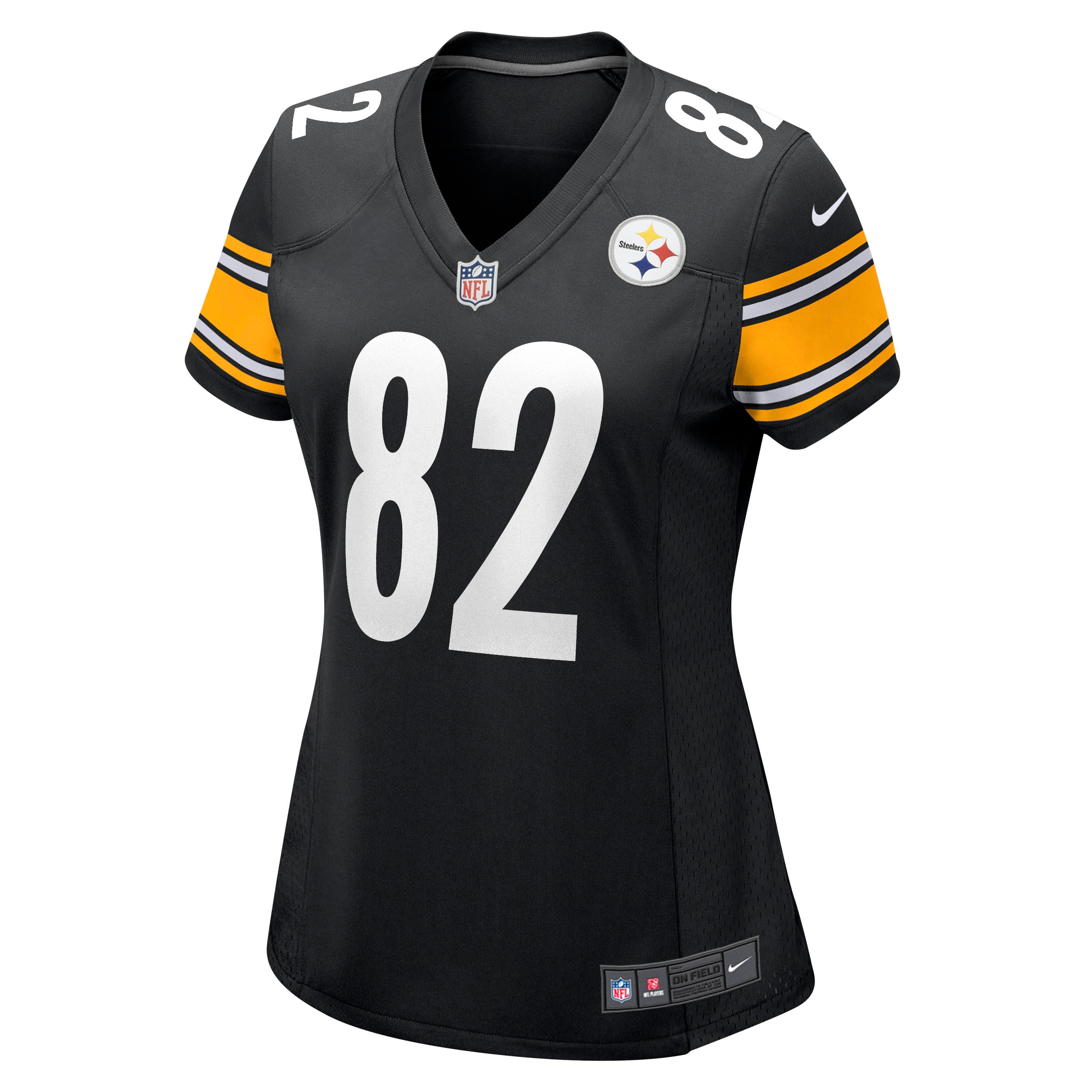 Pittsburgh Steelers John Stallworth Black Retired Player NFL Jersey Women's