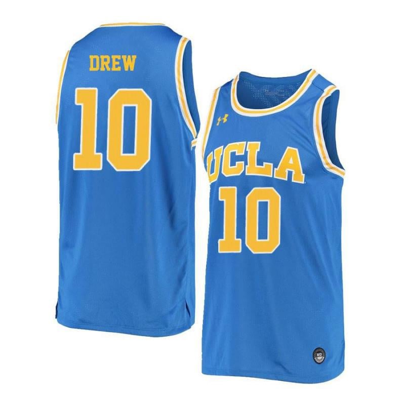10 Larry Drew Blue Retro Elite UCLA Bruins NCAA Jersey Men's