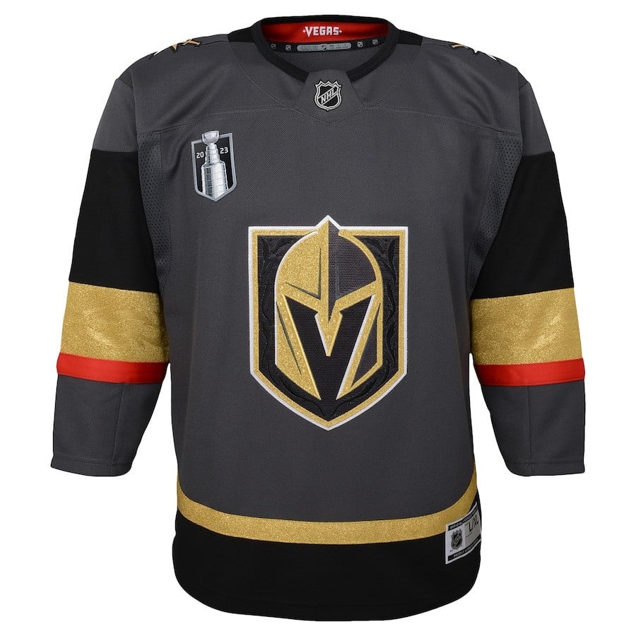 Vegas Golden Knights 2023 Stanley Cup Final Alternate Black NHL Jersey Youth
