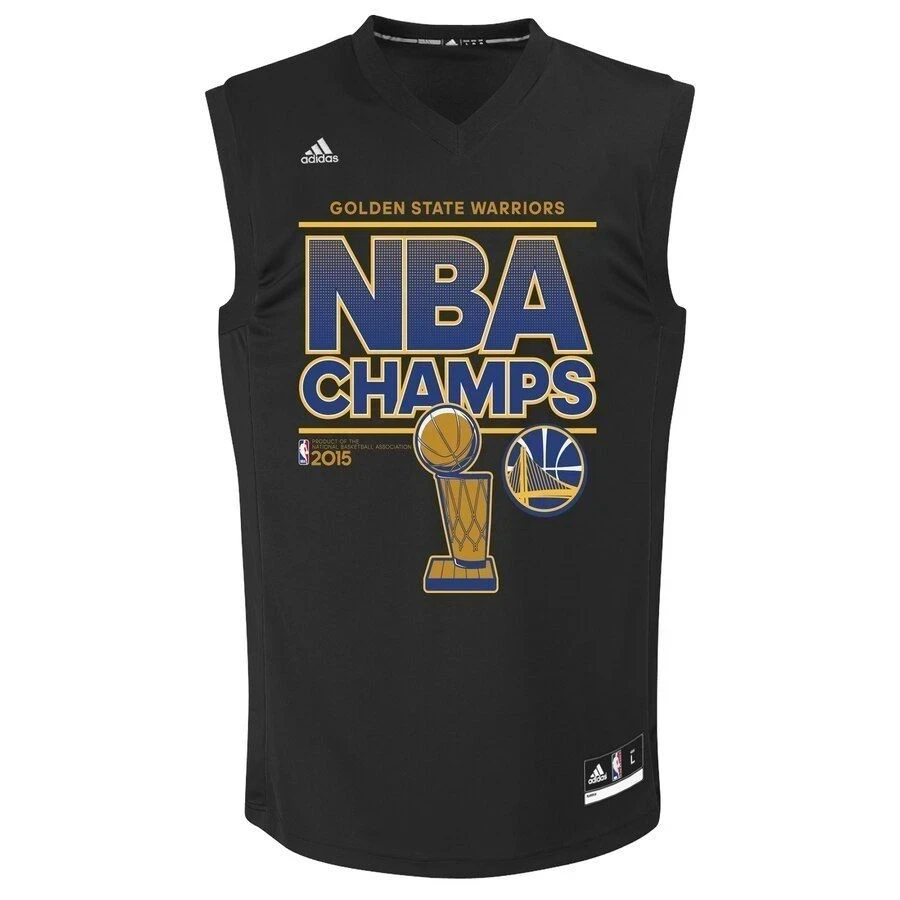 Andrew Bogut Golden State Warriors 2015 Finals Champions Black NBA Jersey Men's
