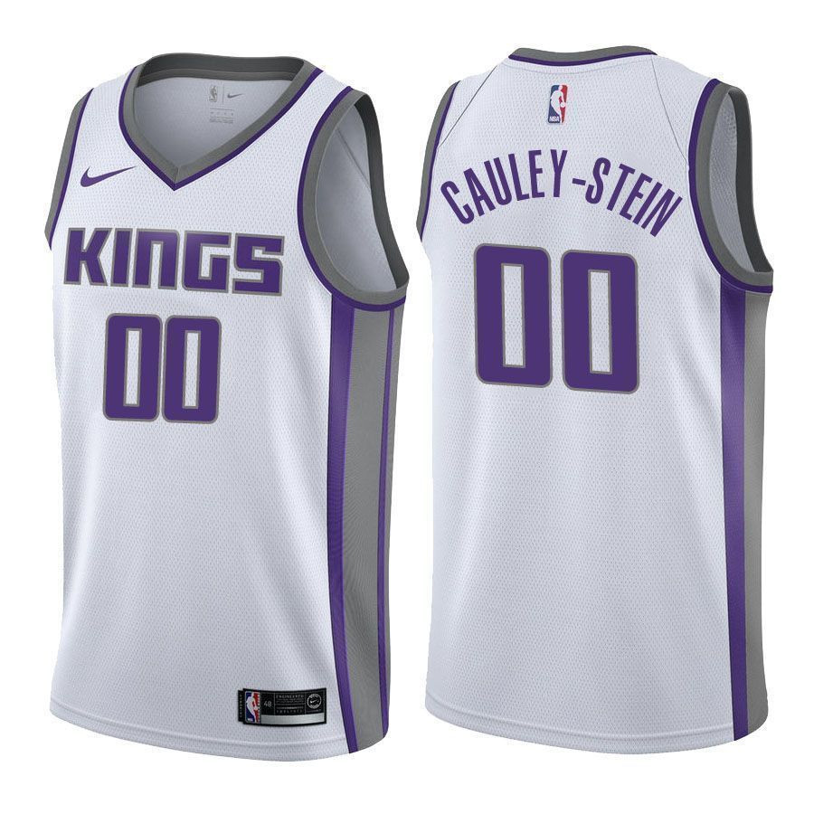 Kings Willie Cauley-stein 00 Associatio White NBA Jersey Men's