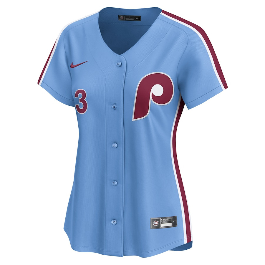 Bryce Harper 3 Philadelphia Phillies Alternate Limited Light Blue MLB Jersey Women's