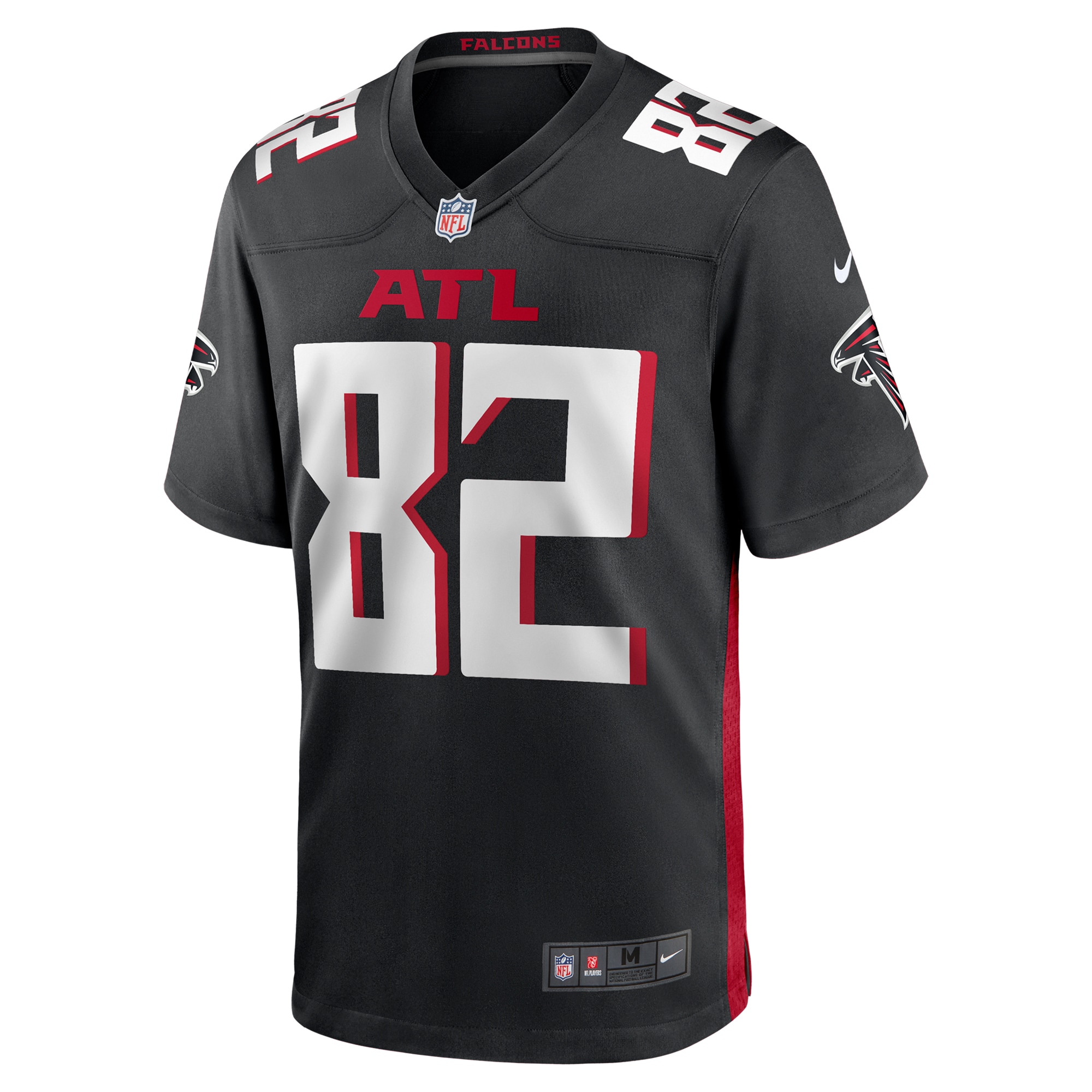 Atlanta Falcons Casey Washington Black Team Game NFL Jersey Men's