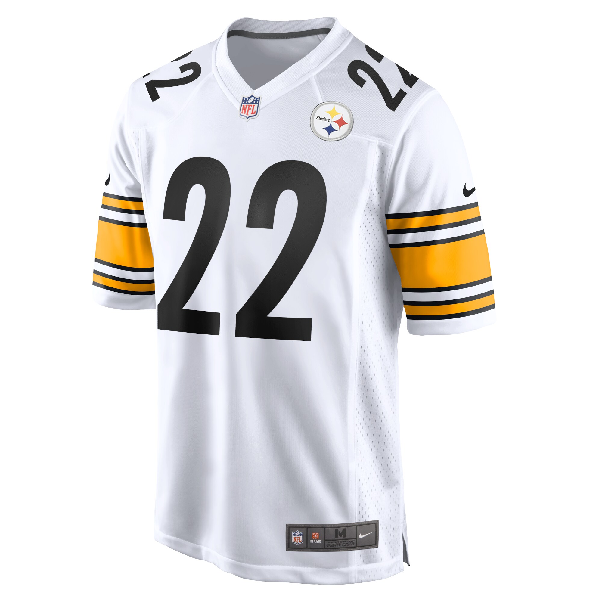 Pittsburgh Steelers Najee Harris White Game NFL Jersey Men's
