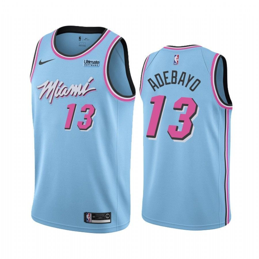 Miami Heat Bam Adebayo 13 City Vicewave NBA Jersey Men's