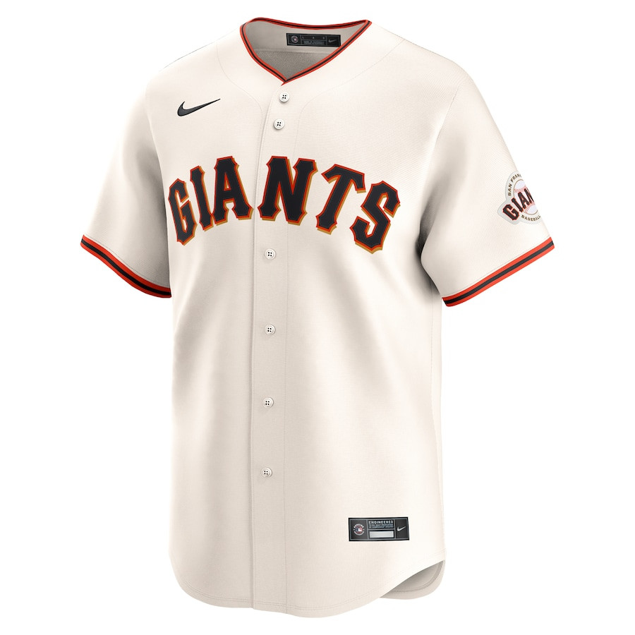 Michael Conforto 8 San Francisco Giants Home Limited Cream MLB Jersey Men's