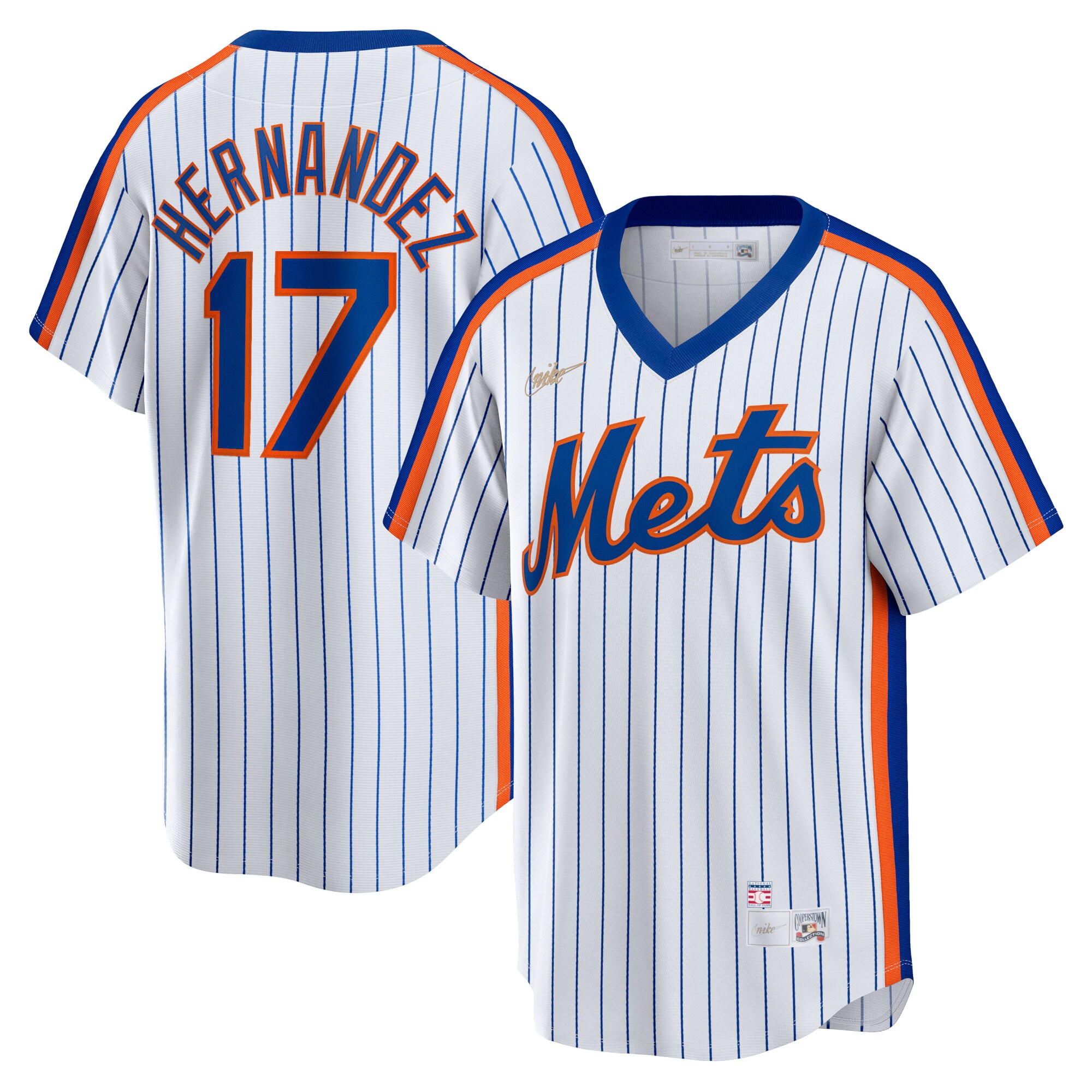 New York Mets Keith Hernandez White Home Cooperstown Collection Player MLB Jersey Men's