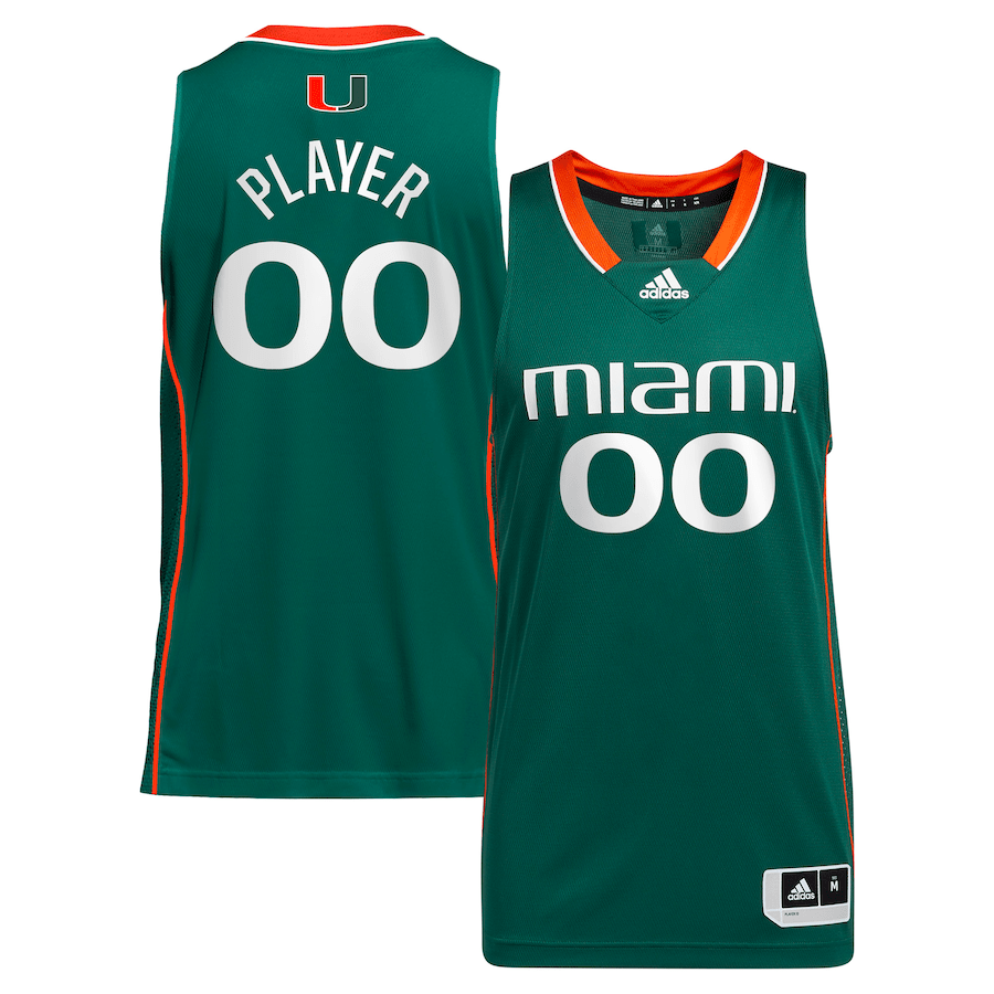 Miami Hurricane Unisex NIL Custom Green NCAA Jersey Unisex