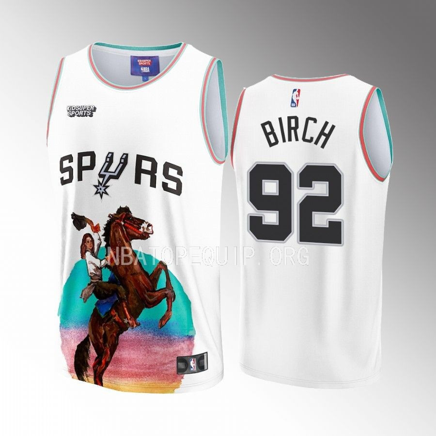 Khem Birch 92 San Antonio Spurs KidSuper Studio Unisex Hometown NBA Jersey Unisex