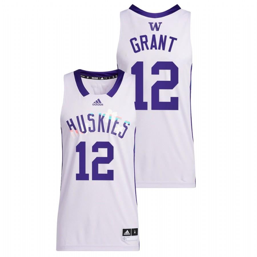 Jackson Grant 1 White Washington Huskies 2022 Honoring Black Excellence NCAA Jersey Men's