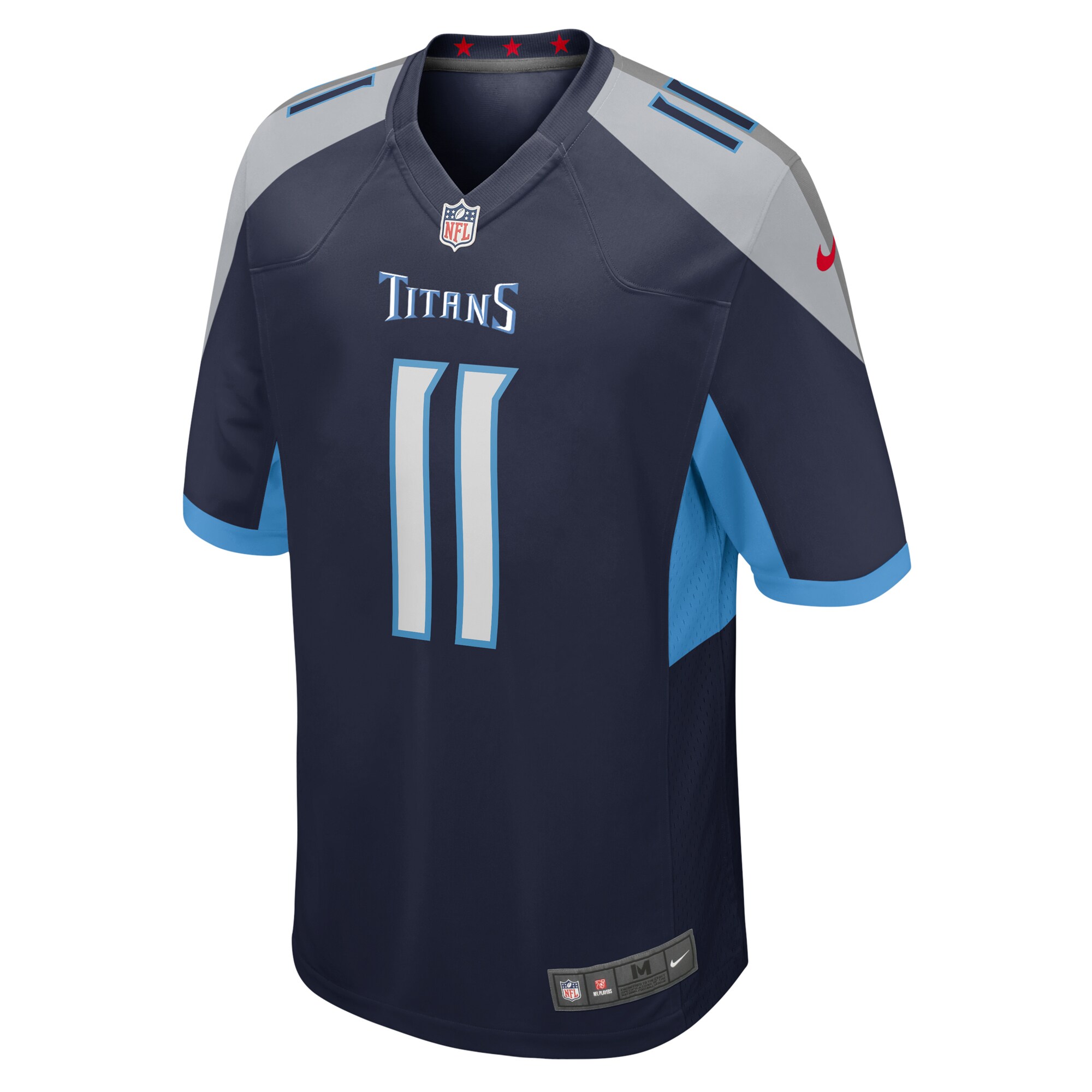 Tennessee Titans Chris Moore Navy Game NFL Jersey Men's