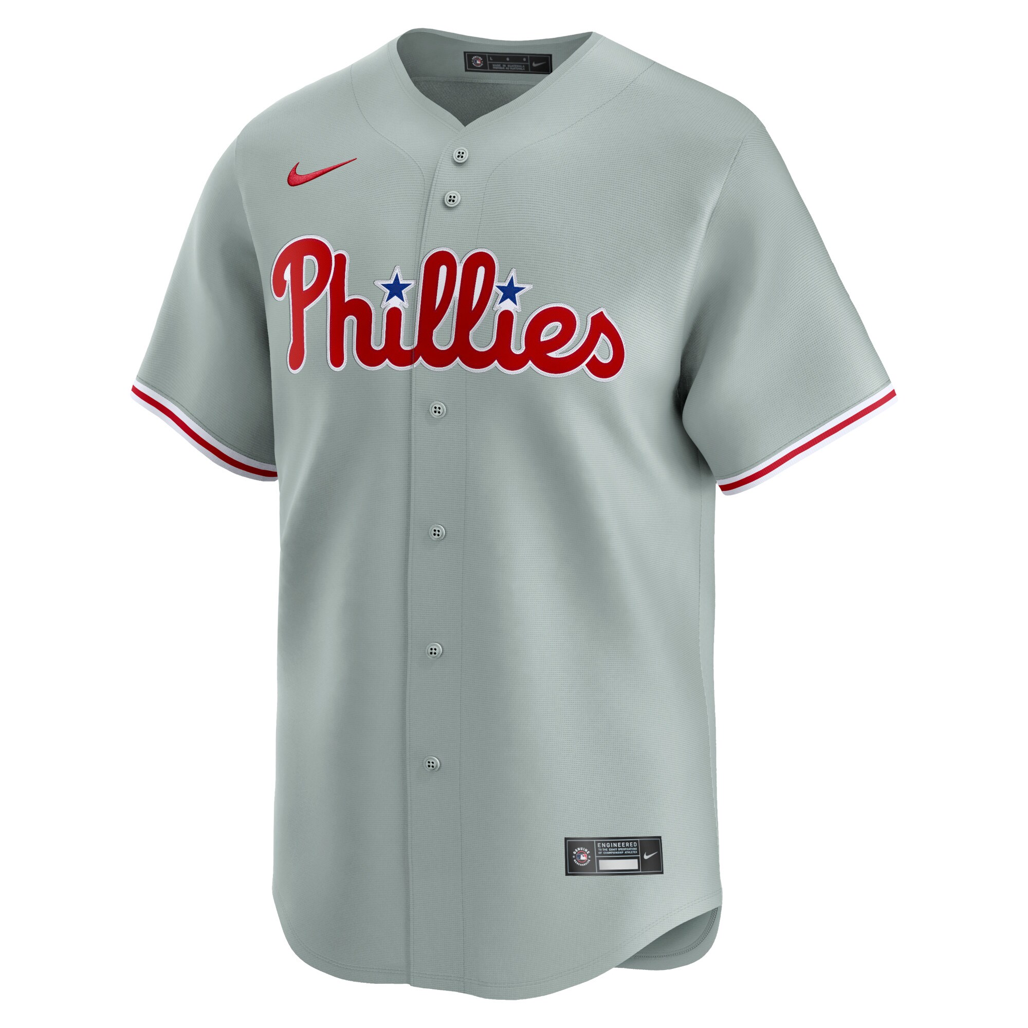 Philadelphia Phillies J.T. Realmuto Gray Away Limited Player MLB Jersey Men's