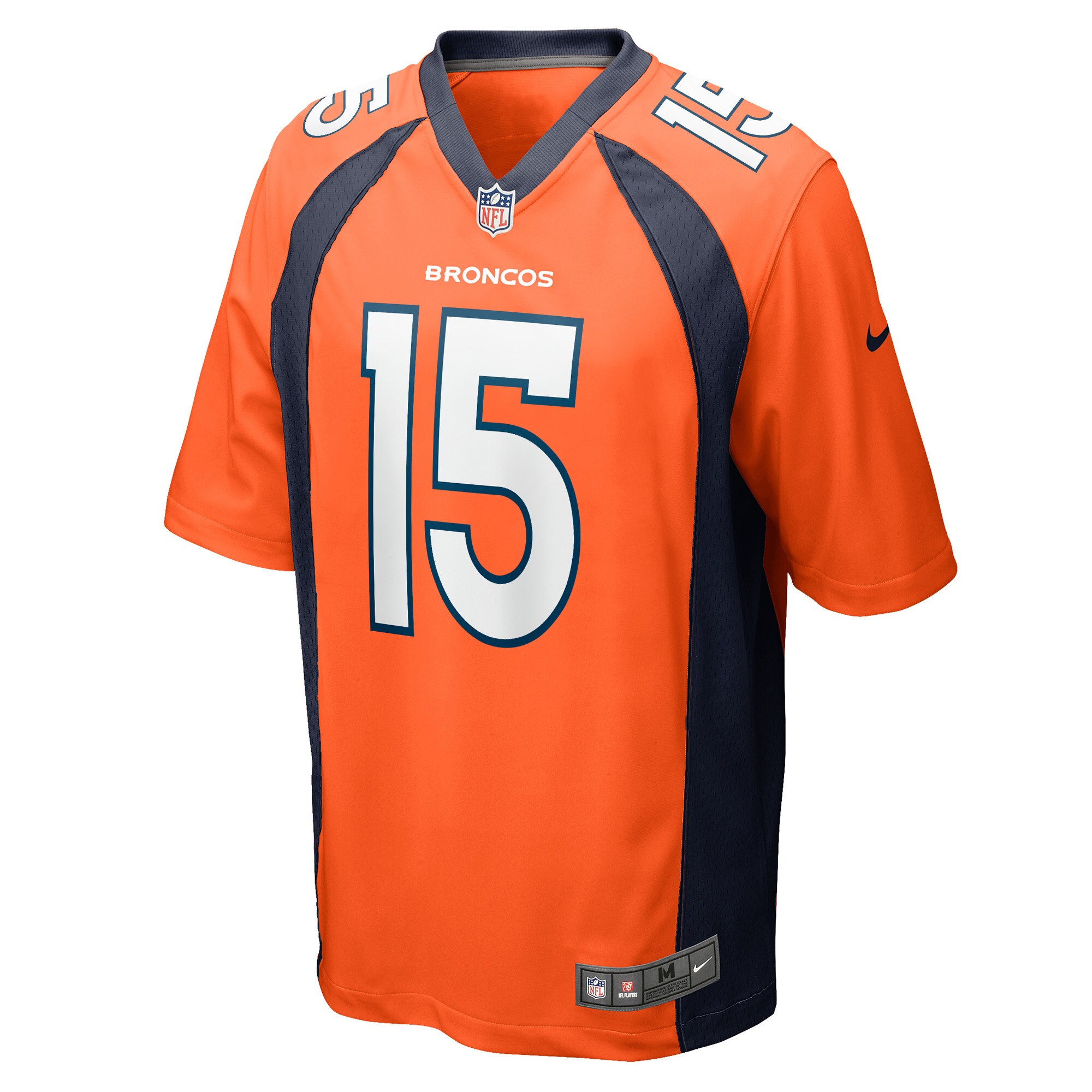 Denver Broncos Jalen Virgil Orange Game Player NFL Jersey Men's