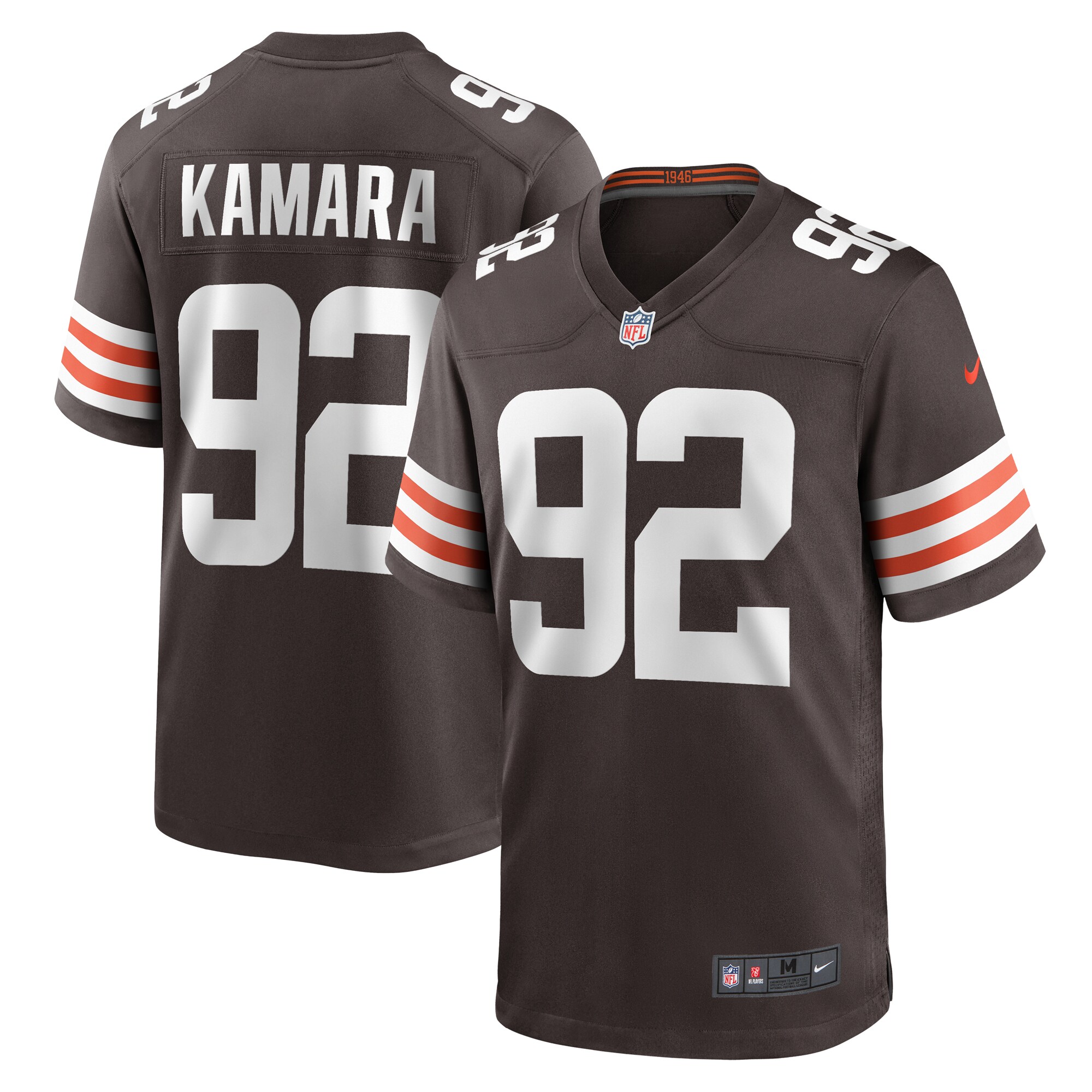 Cleveland Browns Sam Kamara Brown Team Game NFL Jersey Men's