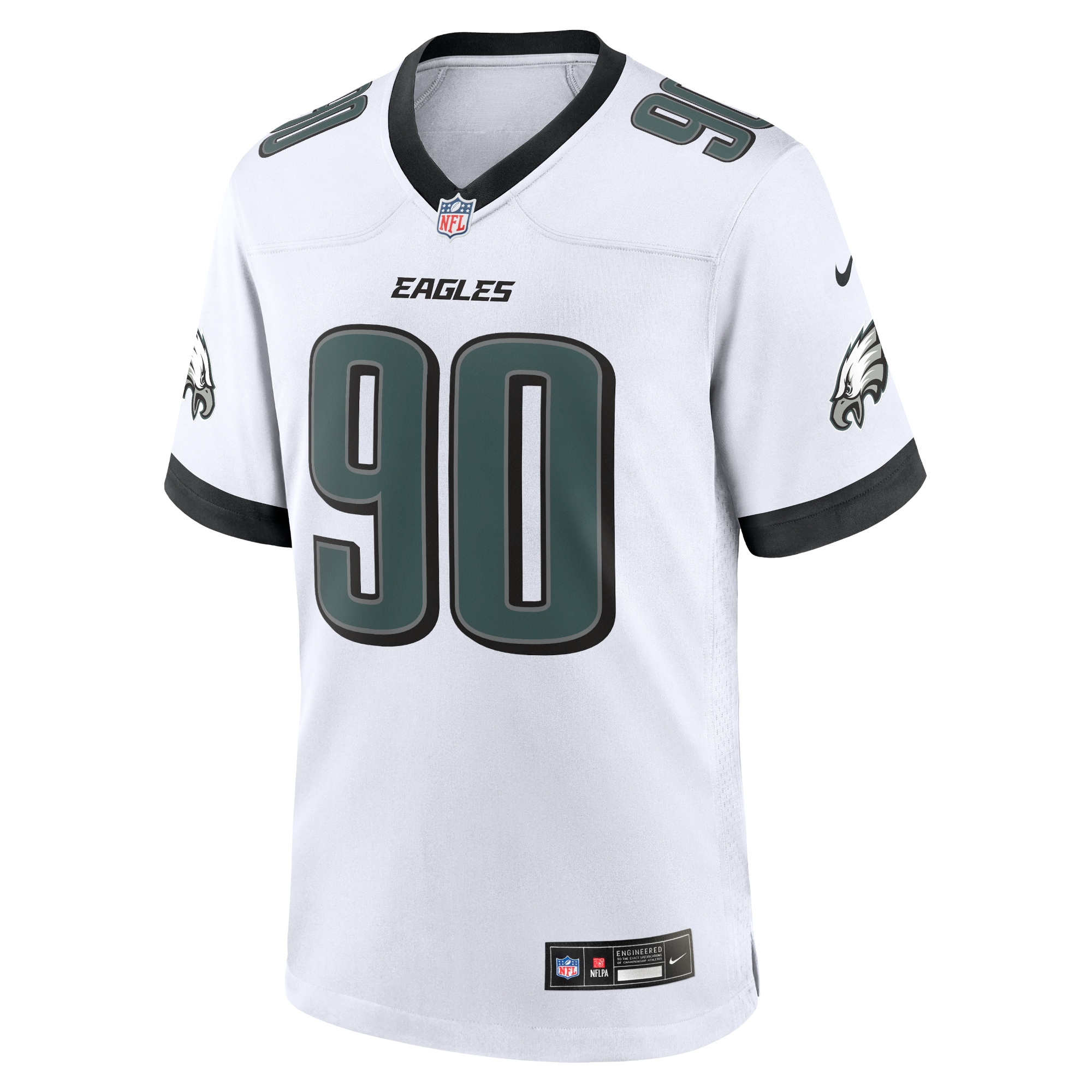 Philadelphia Eagles Davis White White Game NFL Jersey Men's