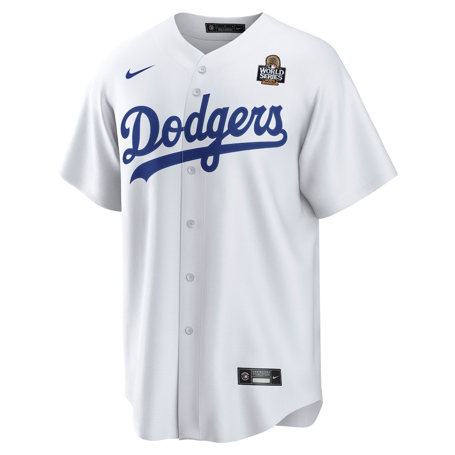 Shohei Ohtani 17 Los Angeles Dodgers 2024 World Series Home Player White MLB Jersey Men's