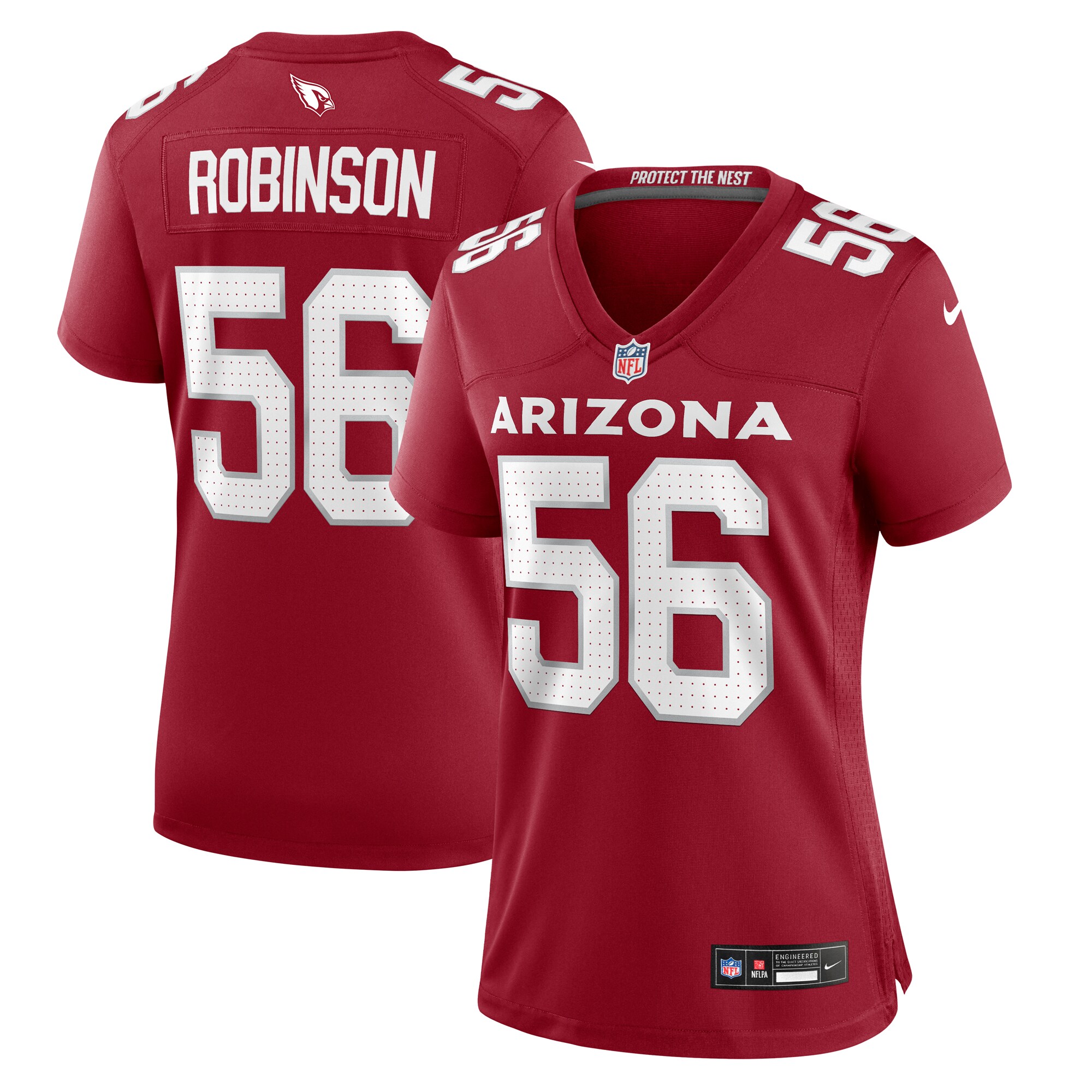 Arizona Cardinals Darius Robinson Cardinal Game NFL Jersey Women's