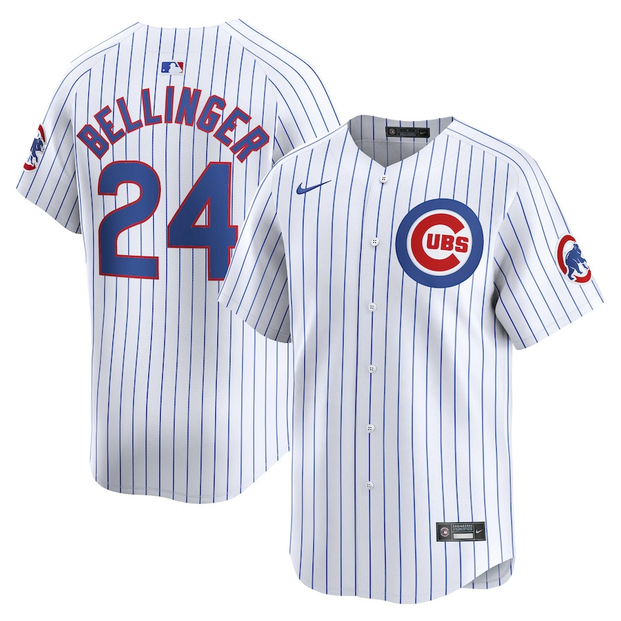 Cody Bellinger 24 Chicago Cubs Home Limited Player White MLB Jersey Men's