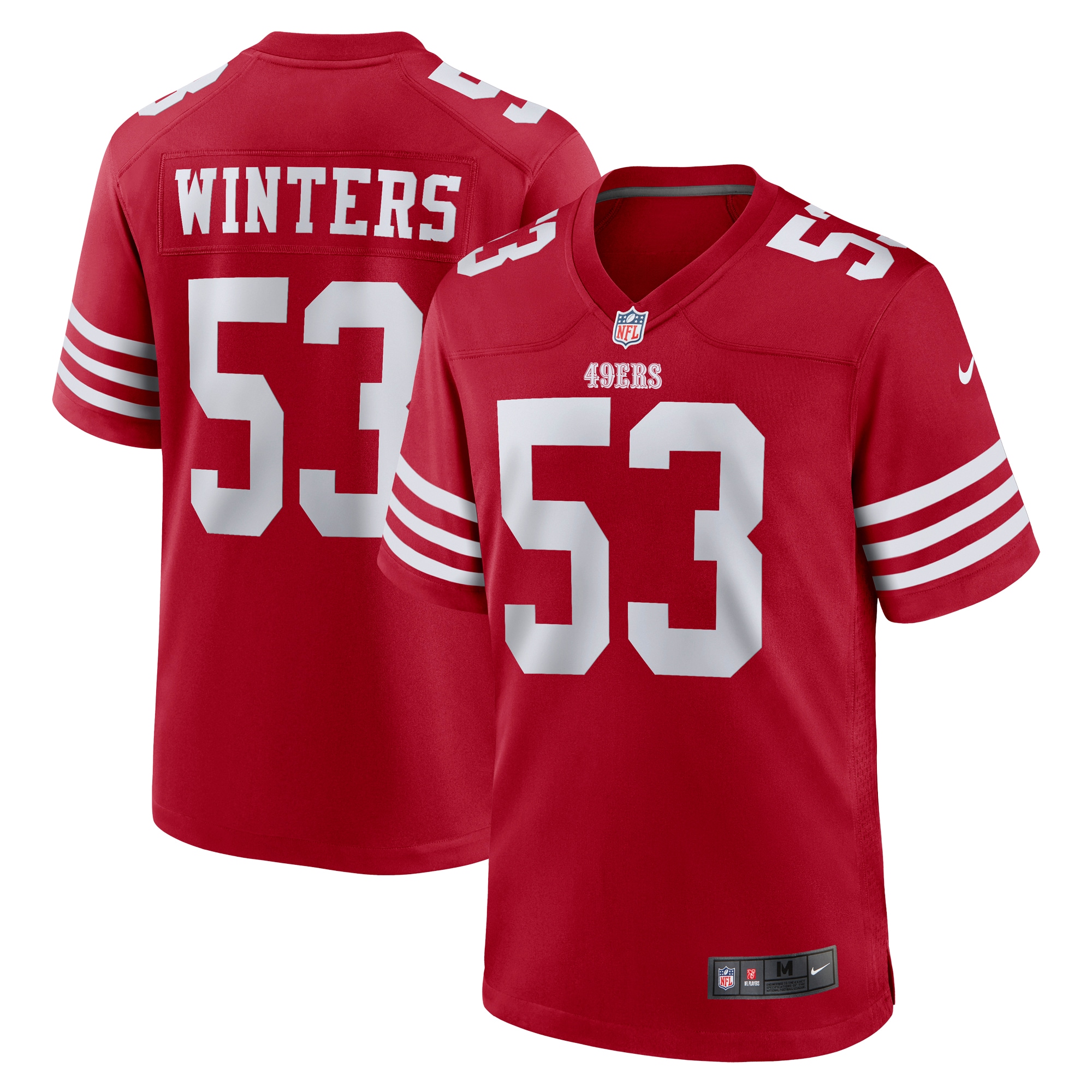 San Francisco 49ers Dee Winters Scarlet Team Game NFL Jersey Men's