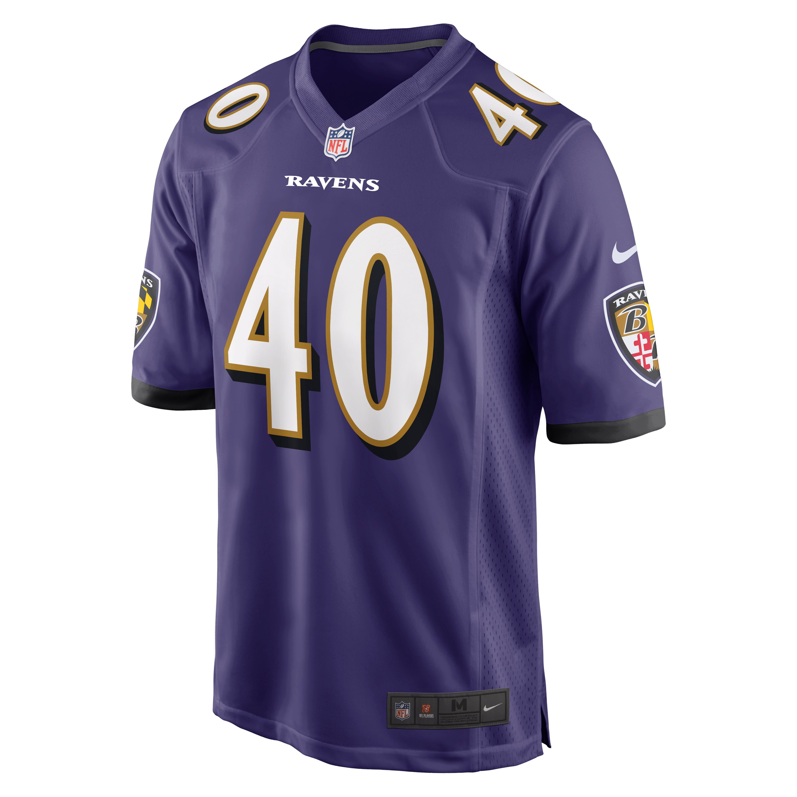 Baltimore Ravens Malik Harrison Purple Game NFL Jersey Men's