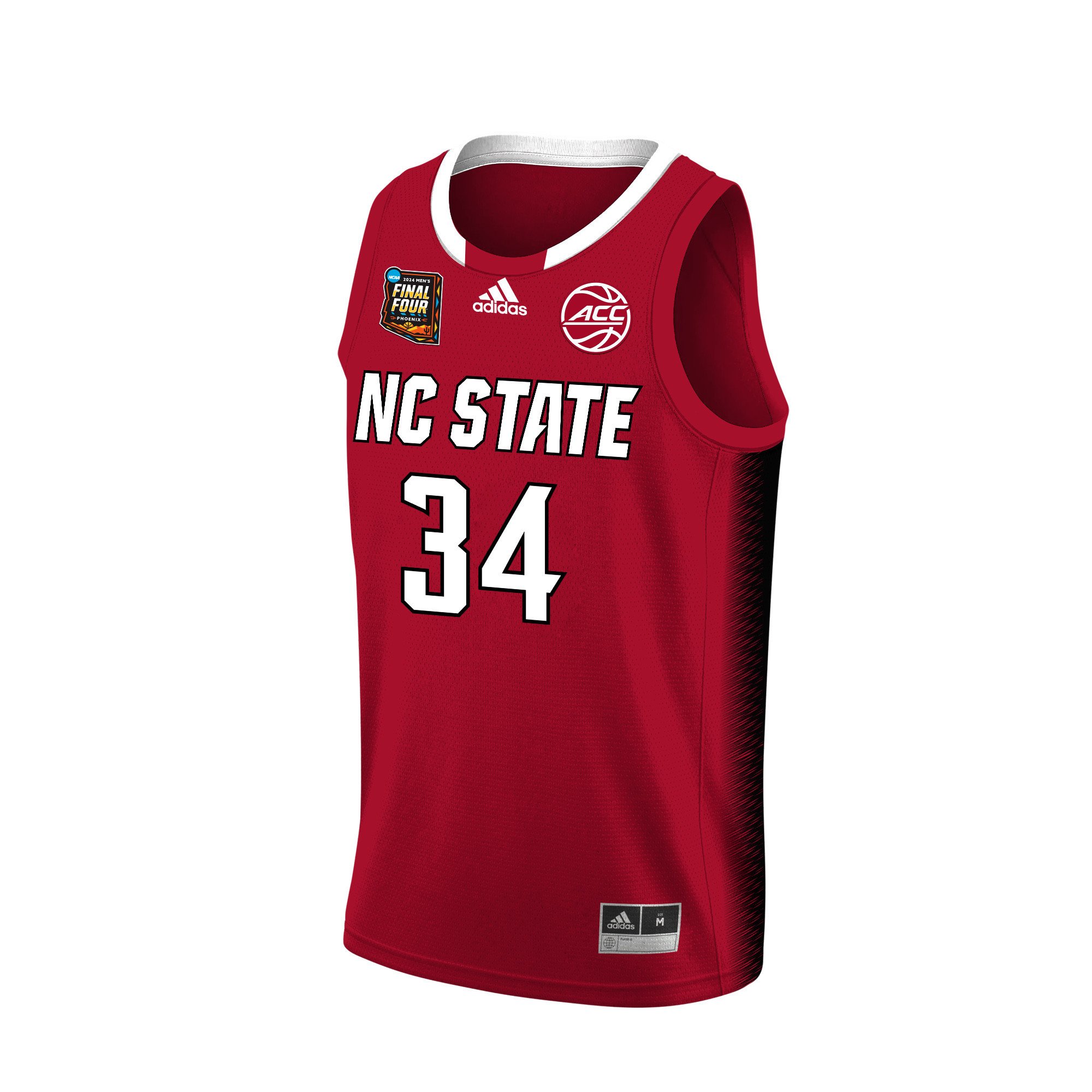 Ben Middlebrooks NC State 2024 Final Four Patch Re White NCAA Jersey Men's