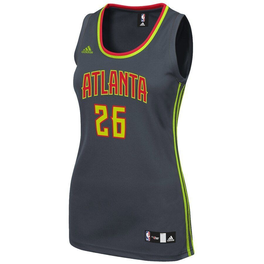 Kyle Korver Atlanta Hawks Road Charcoal NBA Jersey Women's
