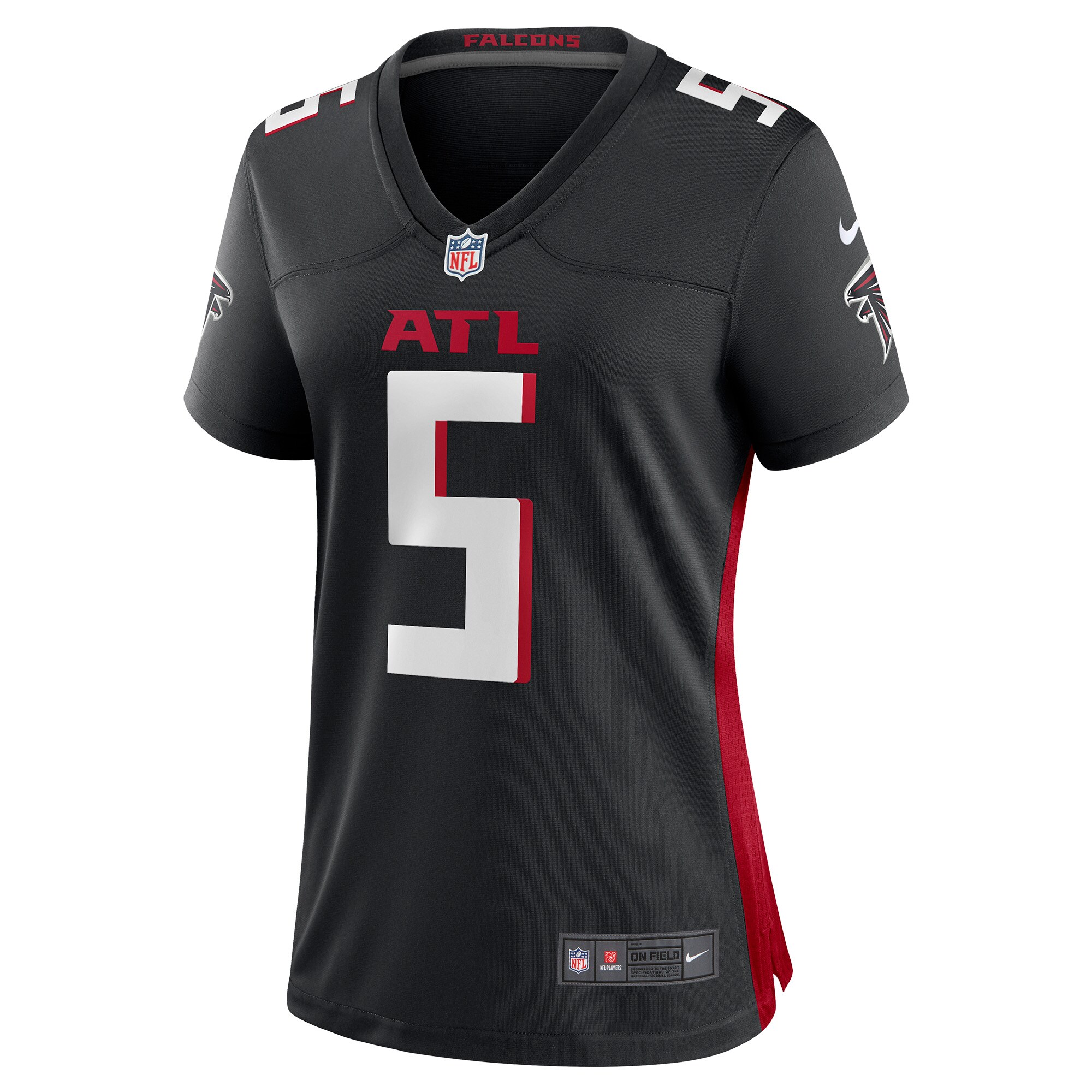 Atlanta Falcons Drake London Black Player Game NFL Jersey Women's