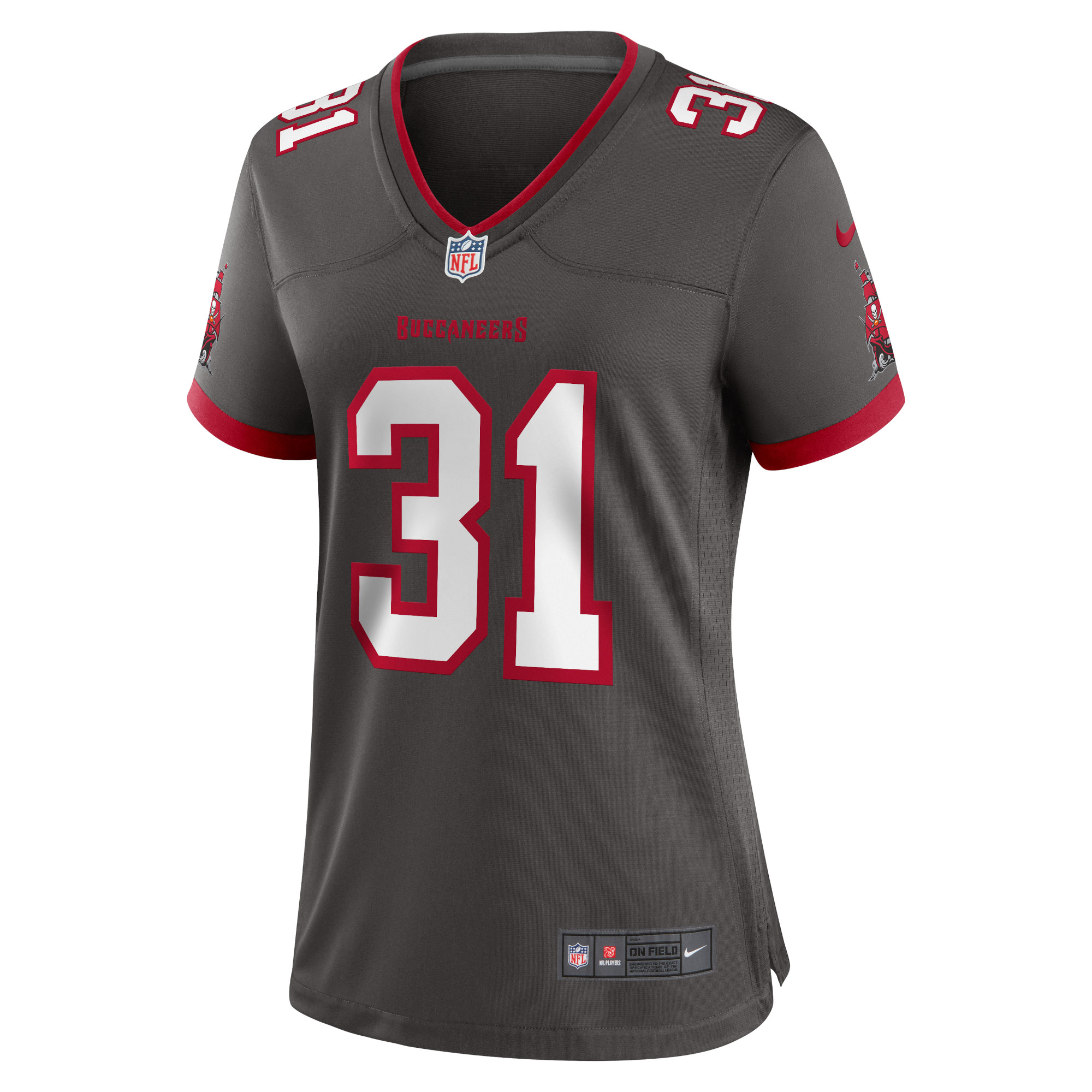 Tampa Bay Buccaneers Antoine Winfield Jr. Pewter Game NFL Jersey Women's