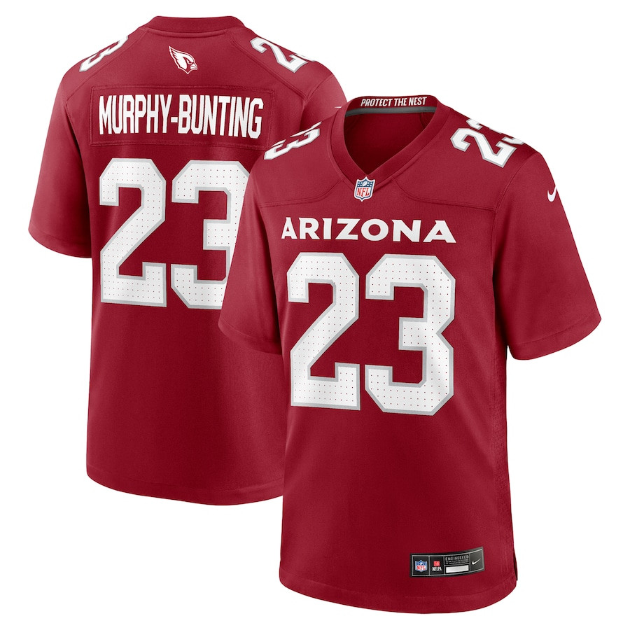 Sean Murphy-Bunting 23 Arizona Cardinals Team Game Cardinal NFL Jersey Men's