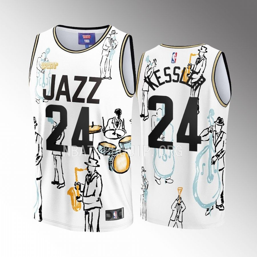 Walker Kessler 24 Utah Jazz KidSuper Studio Unisex Hometown NBA Jersey Unisex