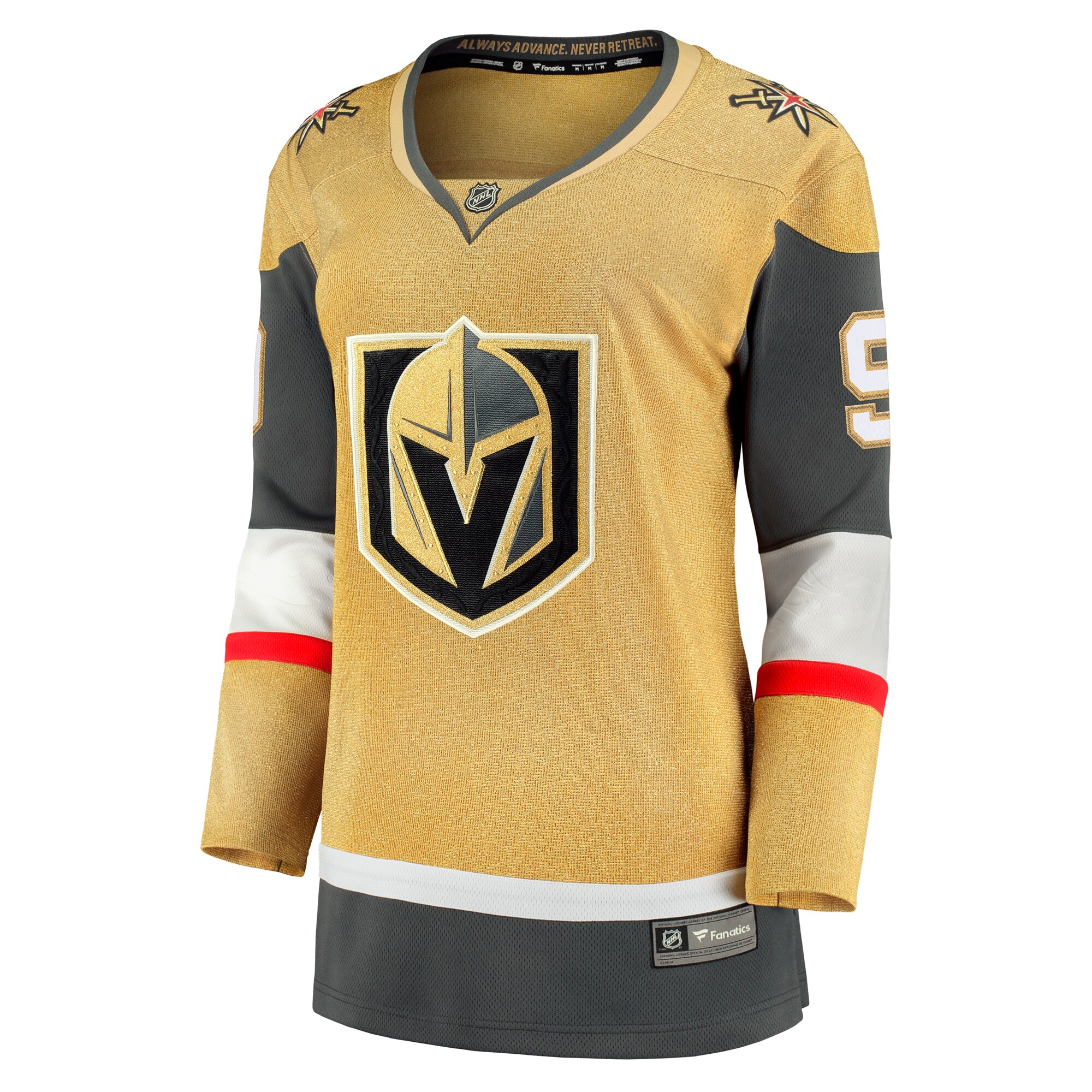 Vegas Golden Knights Jack Eichel Gold Home Breakaway Player NHL Jersey Women's