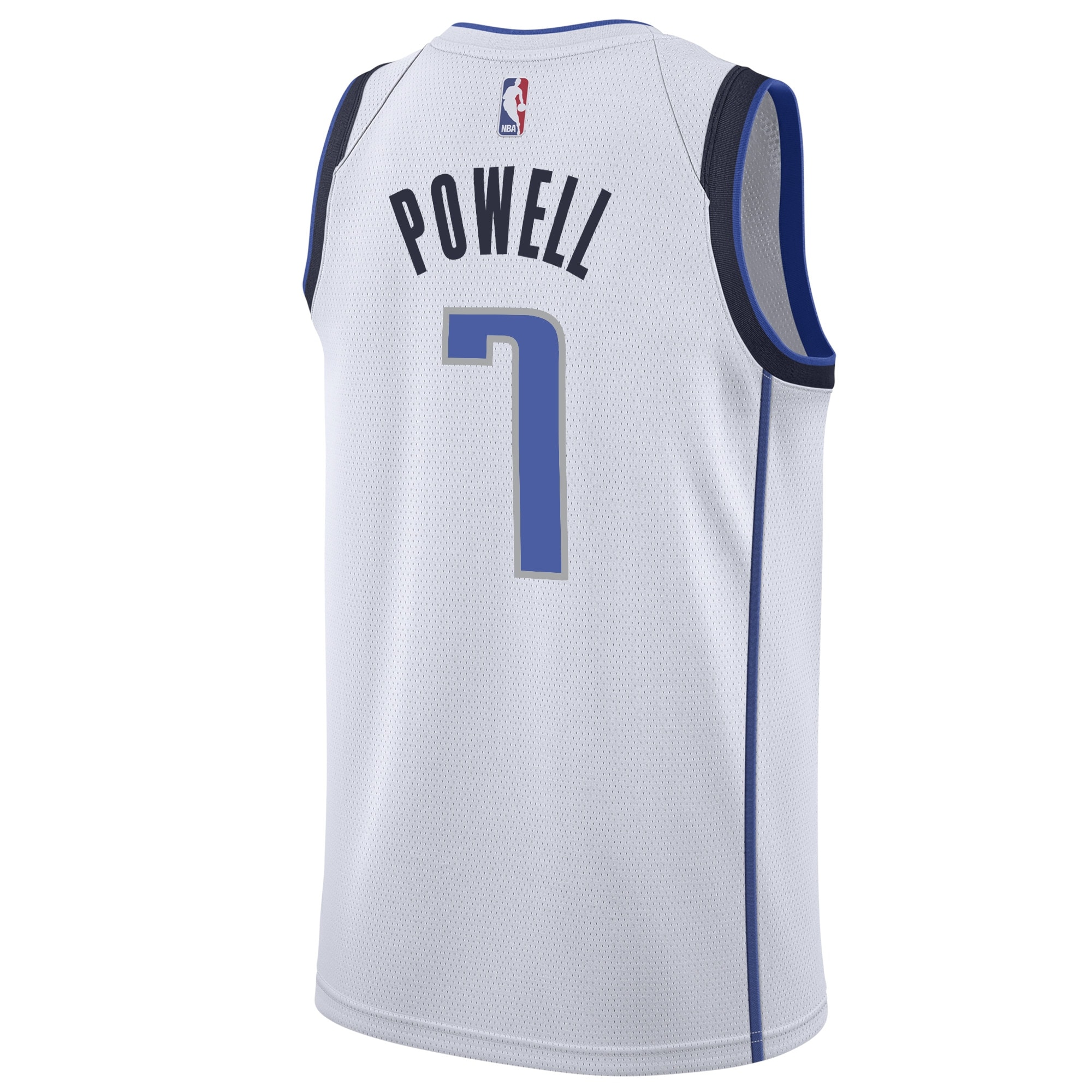 Dallas Mavericks Association Edition Swingman White Dwight Powell NBA Jersey Men's
