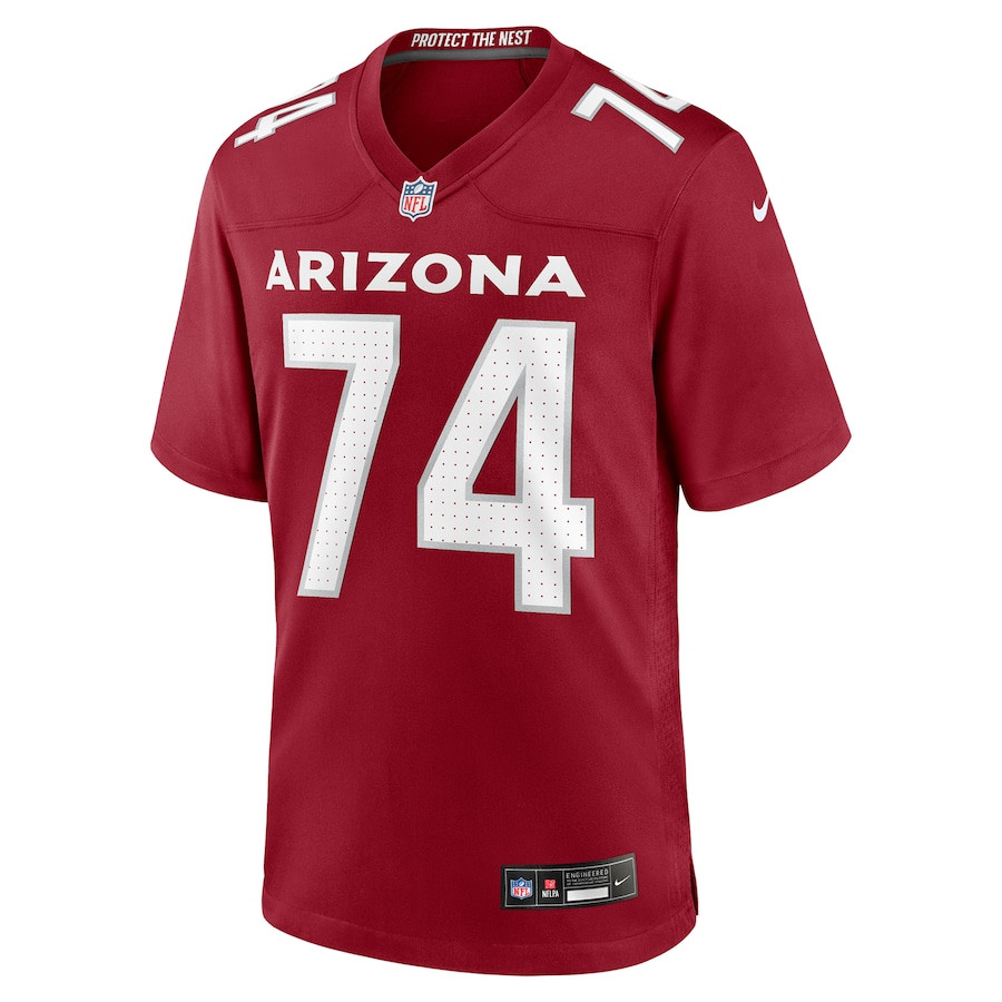 Isaiah Adams 74 Arizona Cardinals Team Game Cardinal NFL Jersey Men's