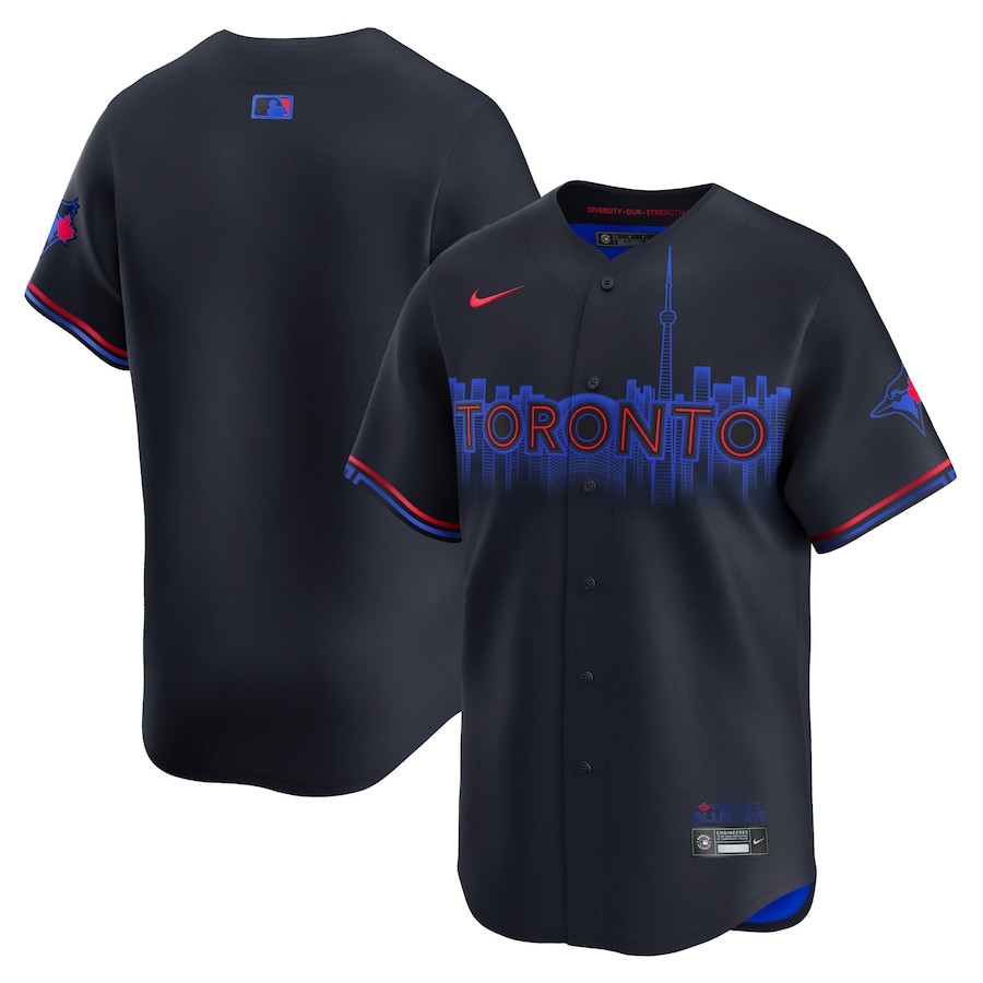 Toronto Blue Jays 2024 City Connect Limited Player Black MLB Jersey Men's