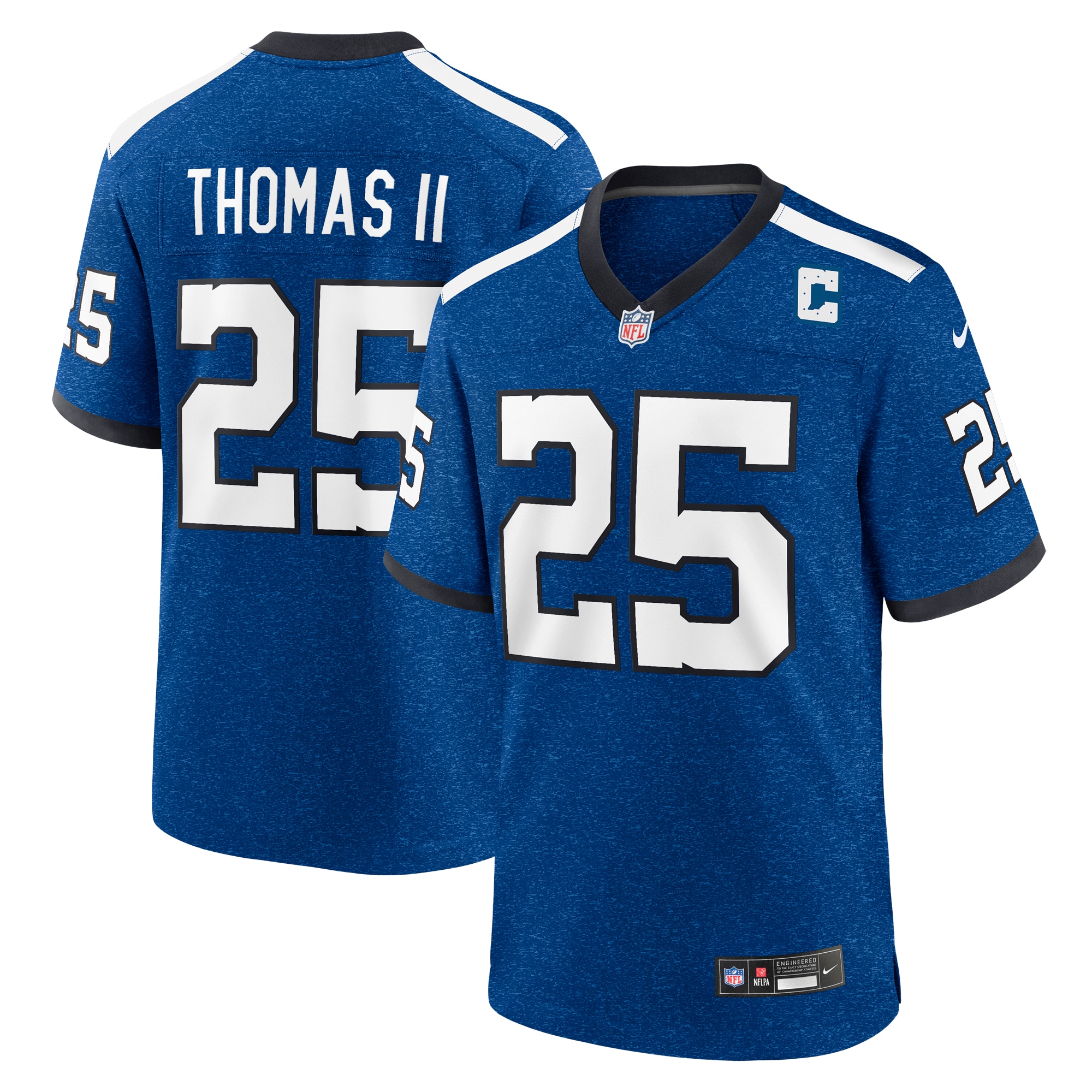 Indianapolis Colts Rodney Thomas II Royal Indiana Nights Alternate Game NFL Jersey Men's