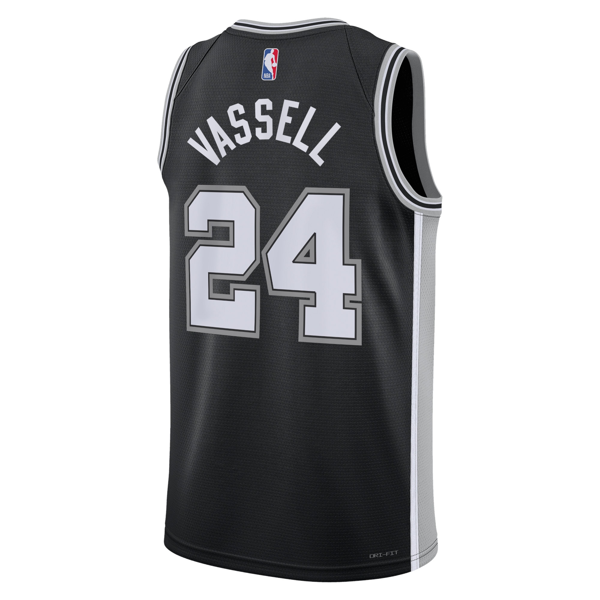 San Antonio Spurs Icon Edition Swingman Black Devin Vassel Unisex NBA Jersey Unisex