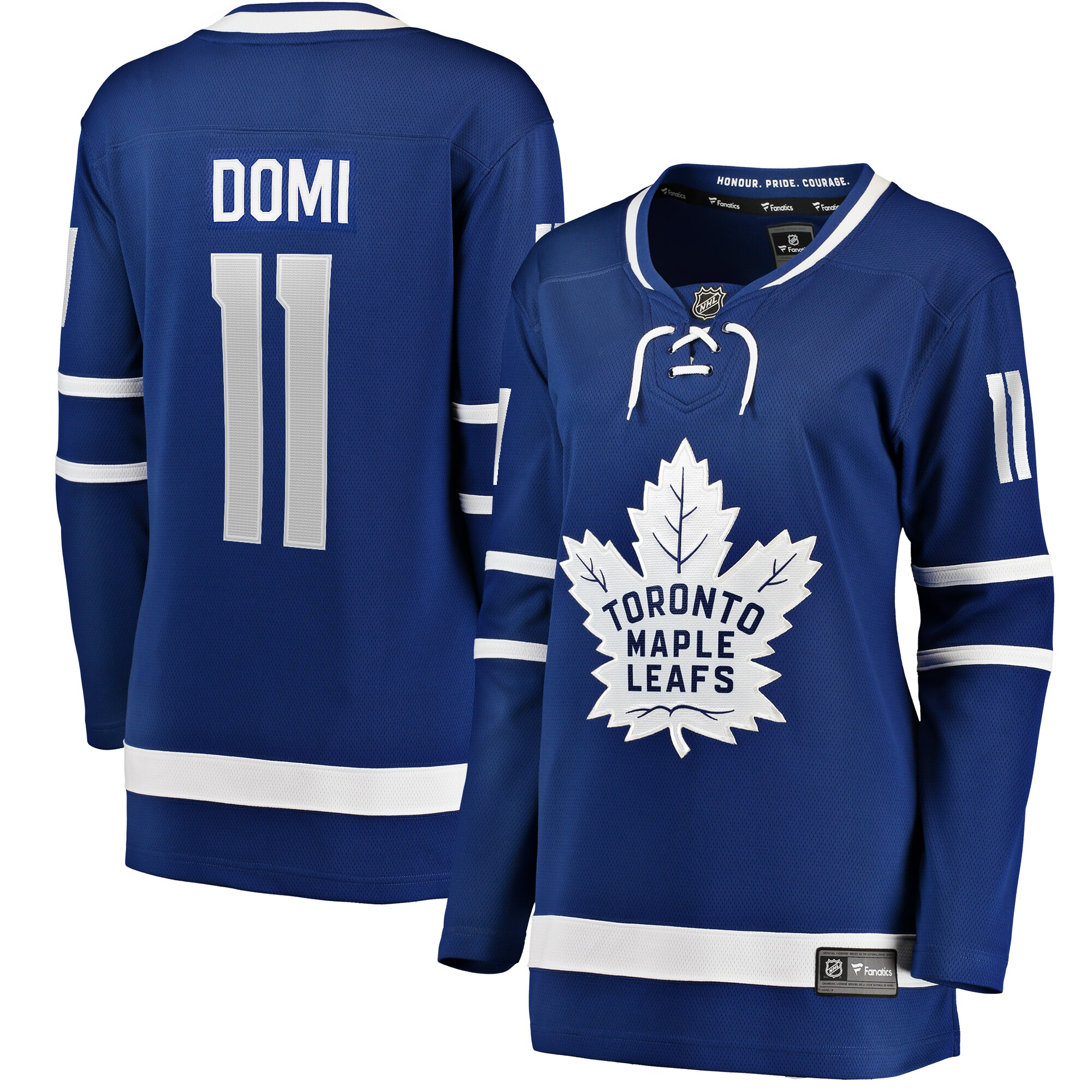 Toronto Maple Leafs Max Domi Blue Home Breakaway Player NHL Jersey Women's