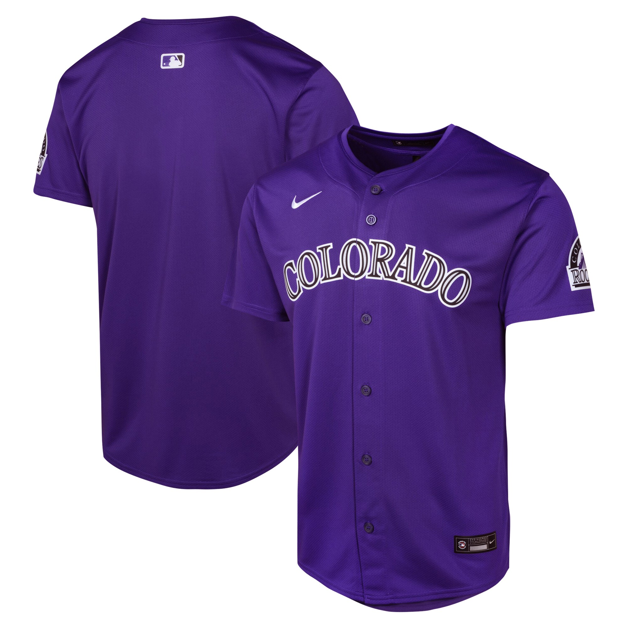 Colorado Rockies Purple Alternate Limited MLB Jersey Youth