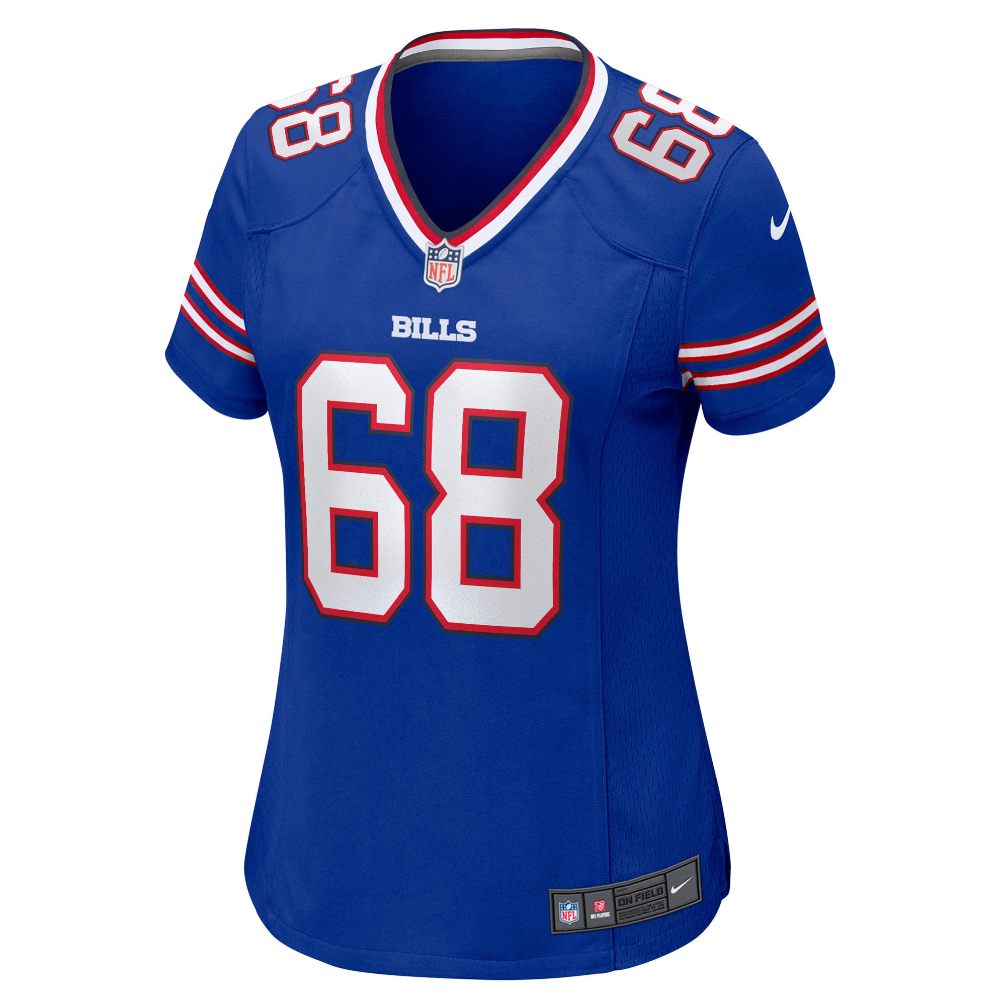 Buffalo Bills Joe DeLamielleure Royal Game Retired Player NFL Jersey Women's