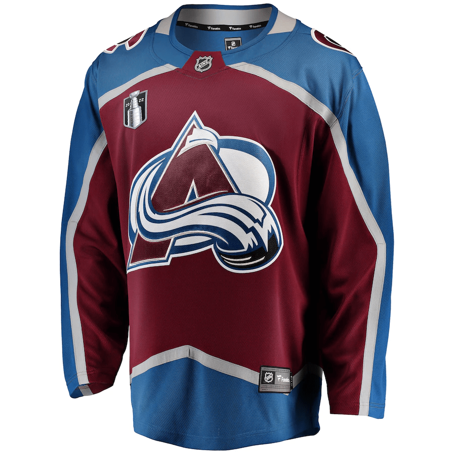 Colorado Avalanche Home 2022 Stanley Cup Final Breakaway Burgundy NHL Jersey Men's
