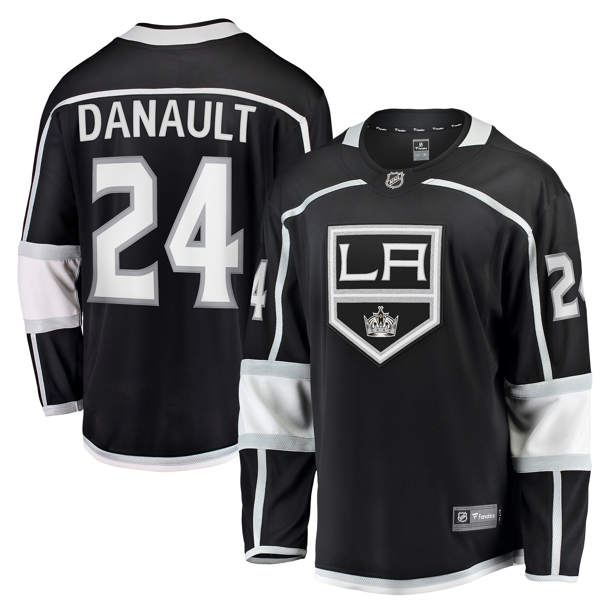 Los Angeles Kings Phillip Danault Black Home Breakaway Player NHL Jersey Men's