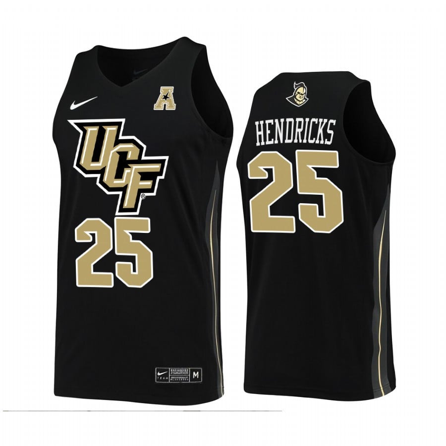 UCF Knights Tyler Hendricks 25 College Black Uniform NCAA Jersey Men's