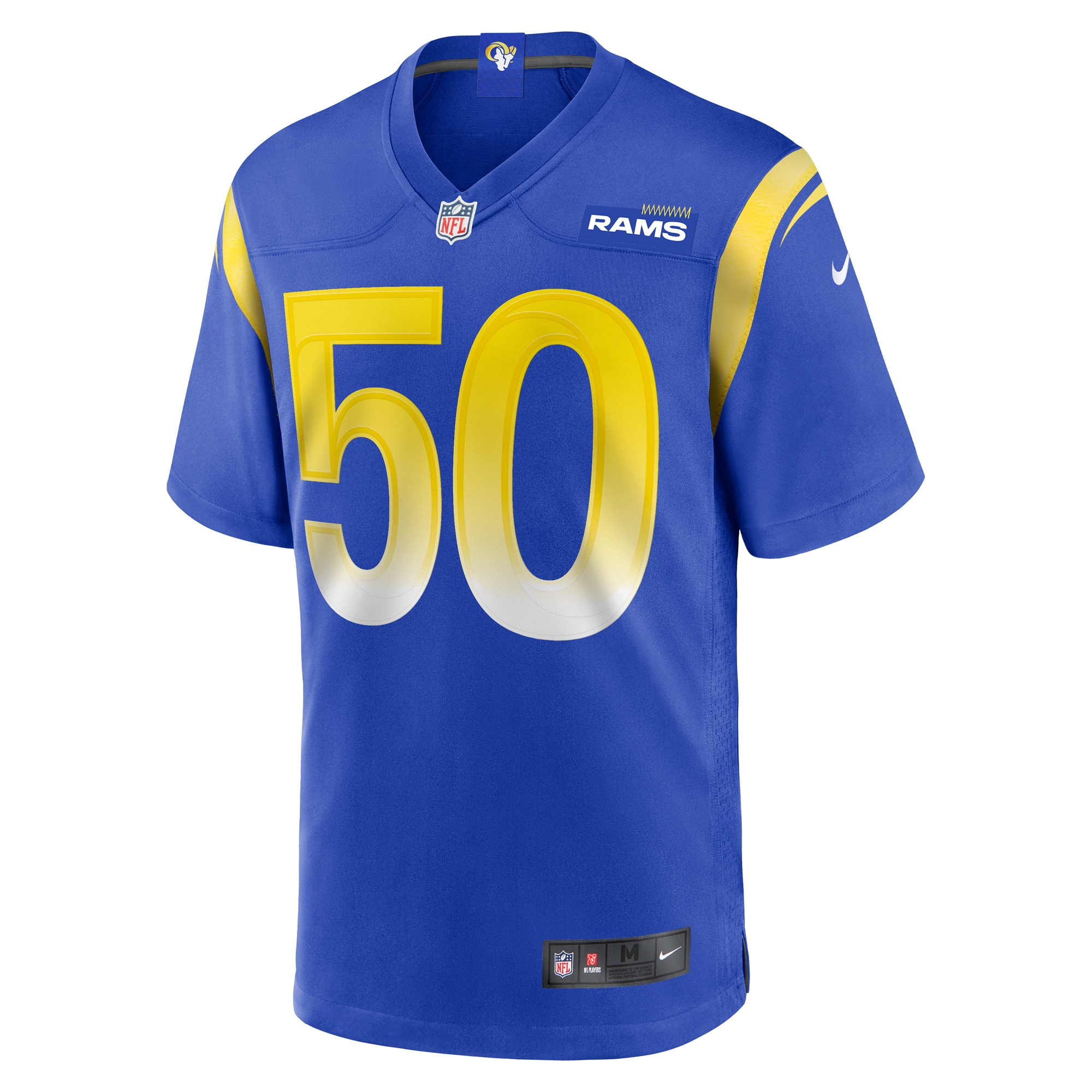 Los Angeles Rams Ryan Smenda Royal Home Game NFL Jersey Men's