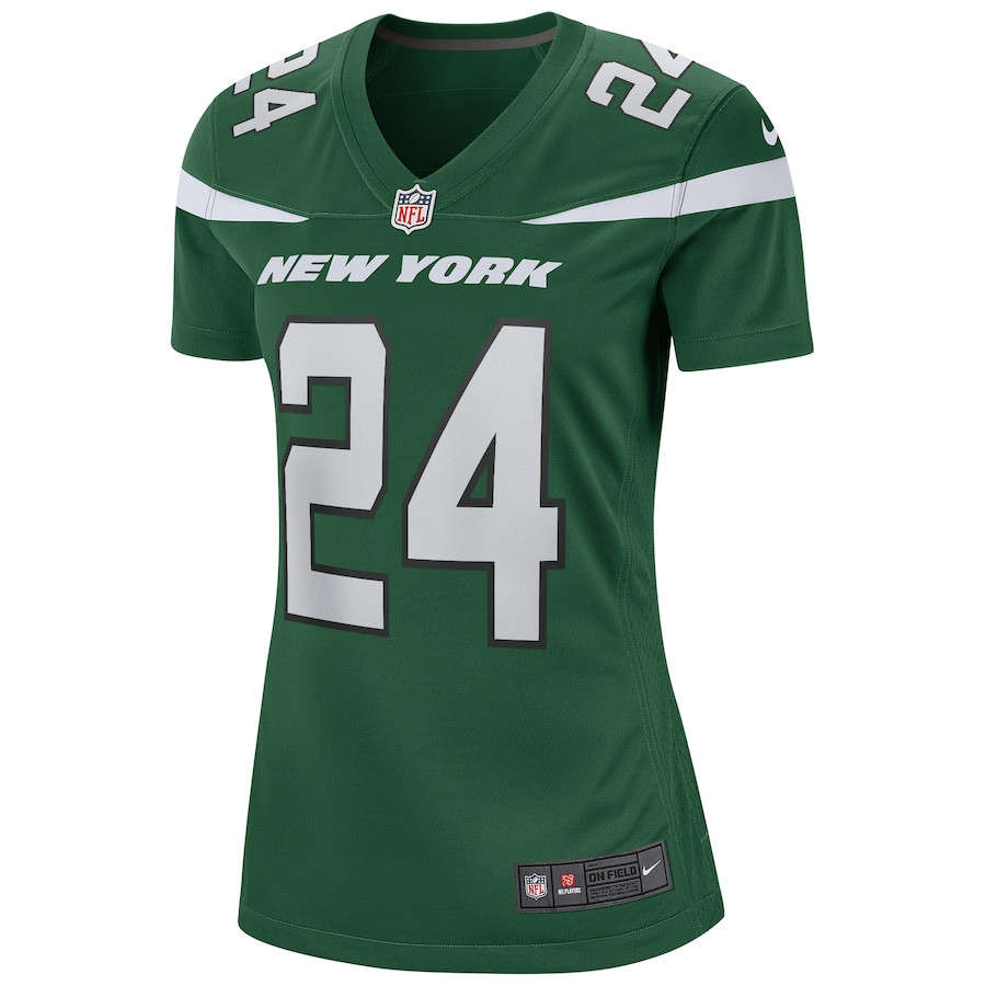 Freeman McNeil 24 New York Jets Game Retired Gotham Green NFL Jersey Women's