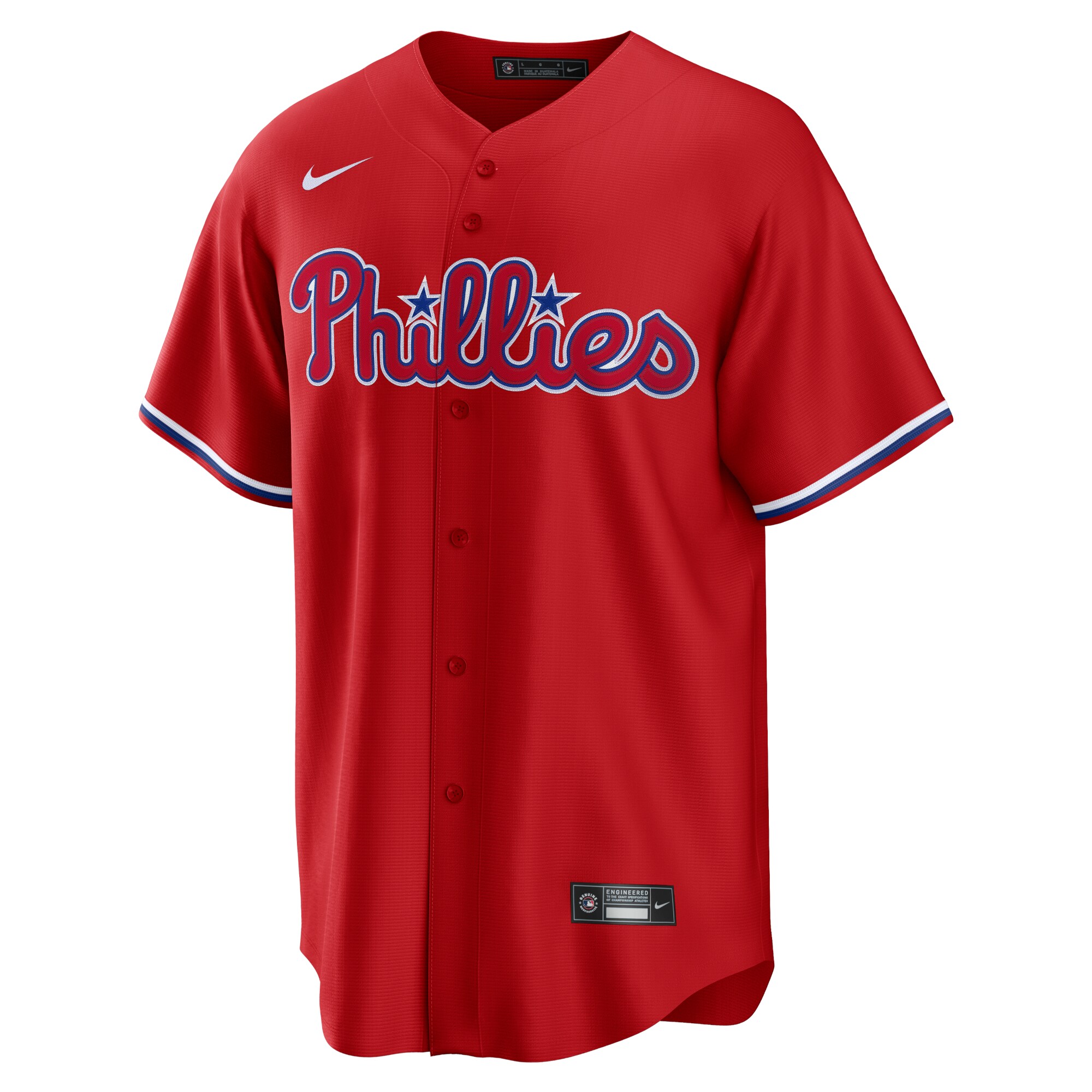 Philadelphia Phillies Bryce Harper Red Alternate Player Name MLB Jersey Men's