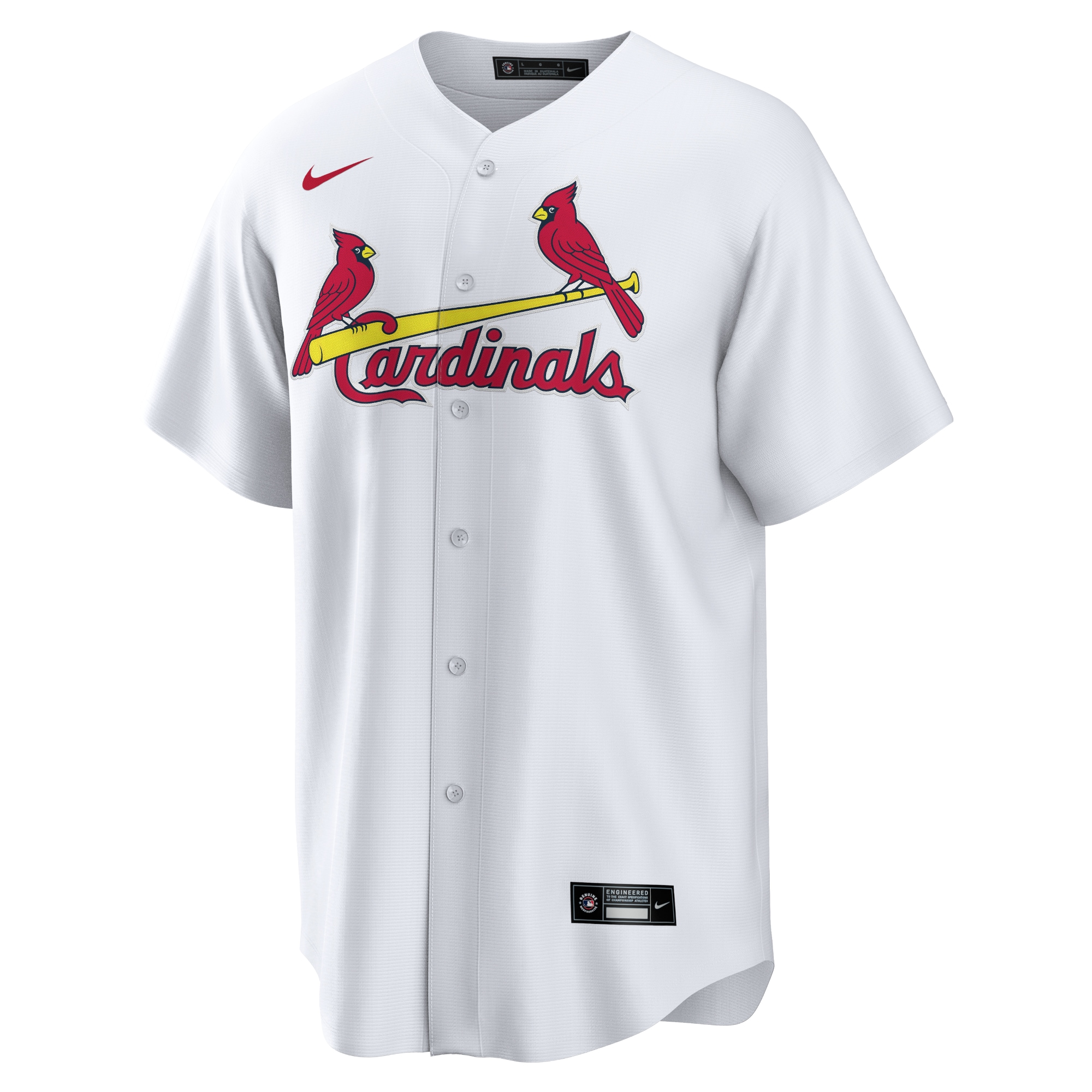 St. Louis Cardinals White Home Team MLB Jersey Men's
